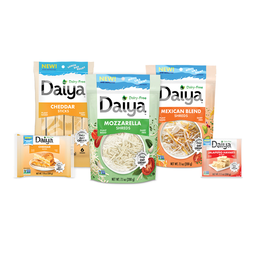 Daiya’s Reformulated Cheese Products Hit Shelves