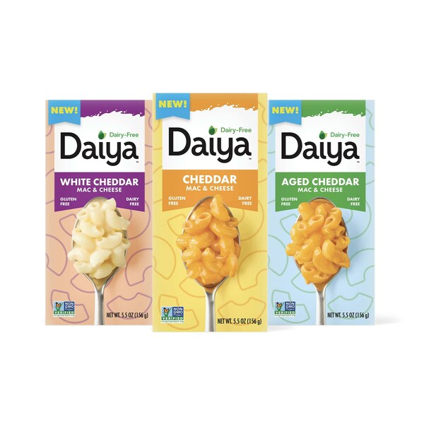 Daiya announces a new line of Dry Powdered Mac & Cheese