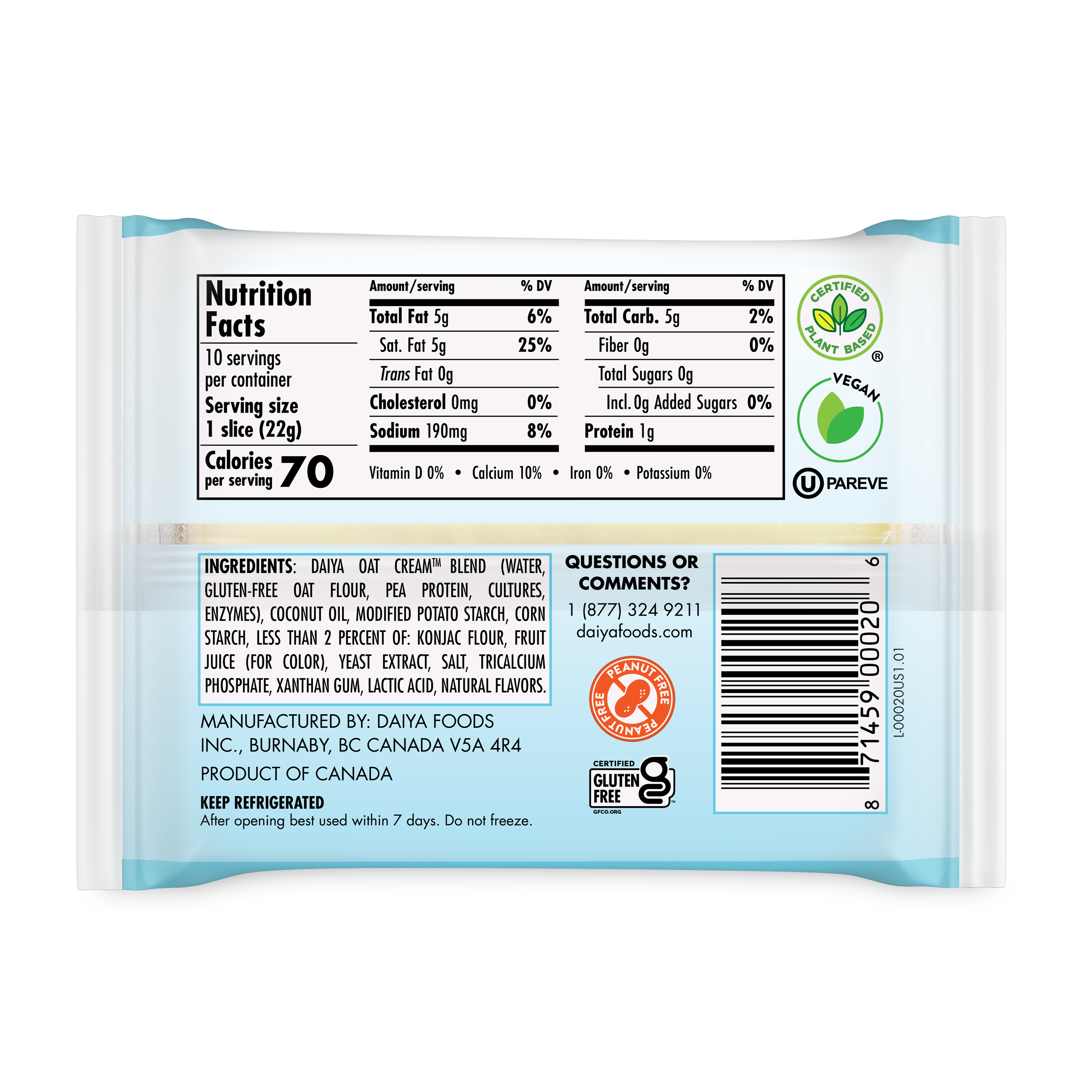 Dairy-Free Swiss Slices