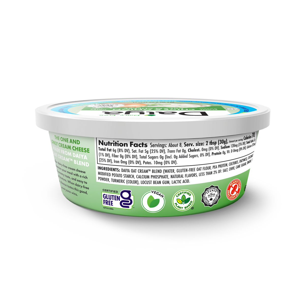 Dairy-Free Chive & Onion Cream Cheese – Daiya Foods Dairy-Free Chive & Onion Cream Cheese – Daiya Foods