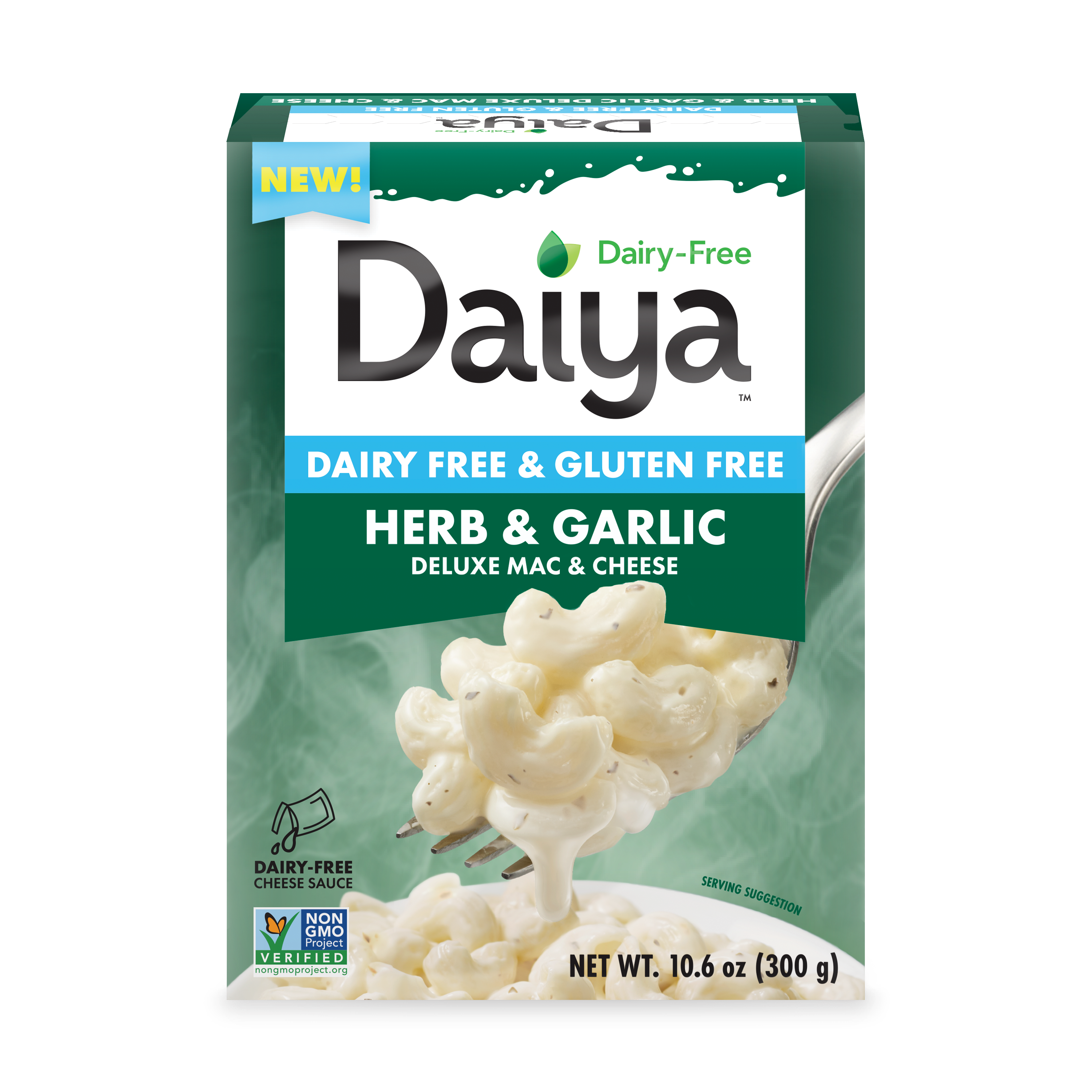 Dairy-Free Herb & Garlic Deluxe Mac & Cheese – Daiya Foods