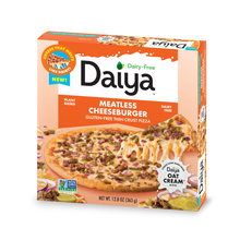 Dairy-Free Meatless Cheeseburger Pizza