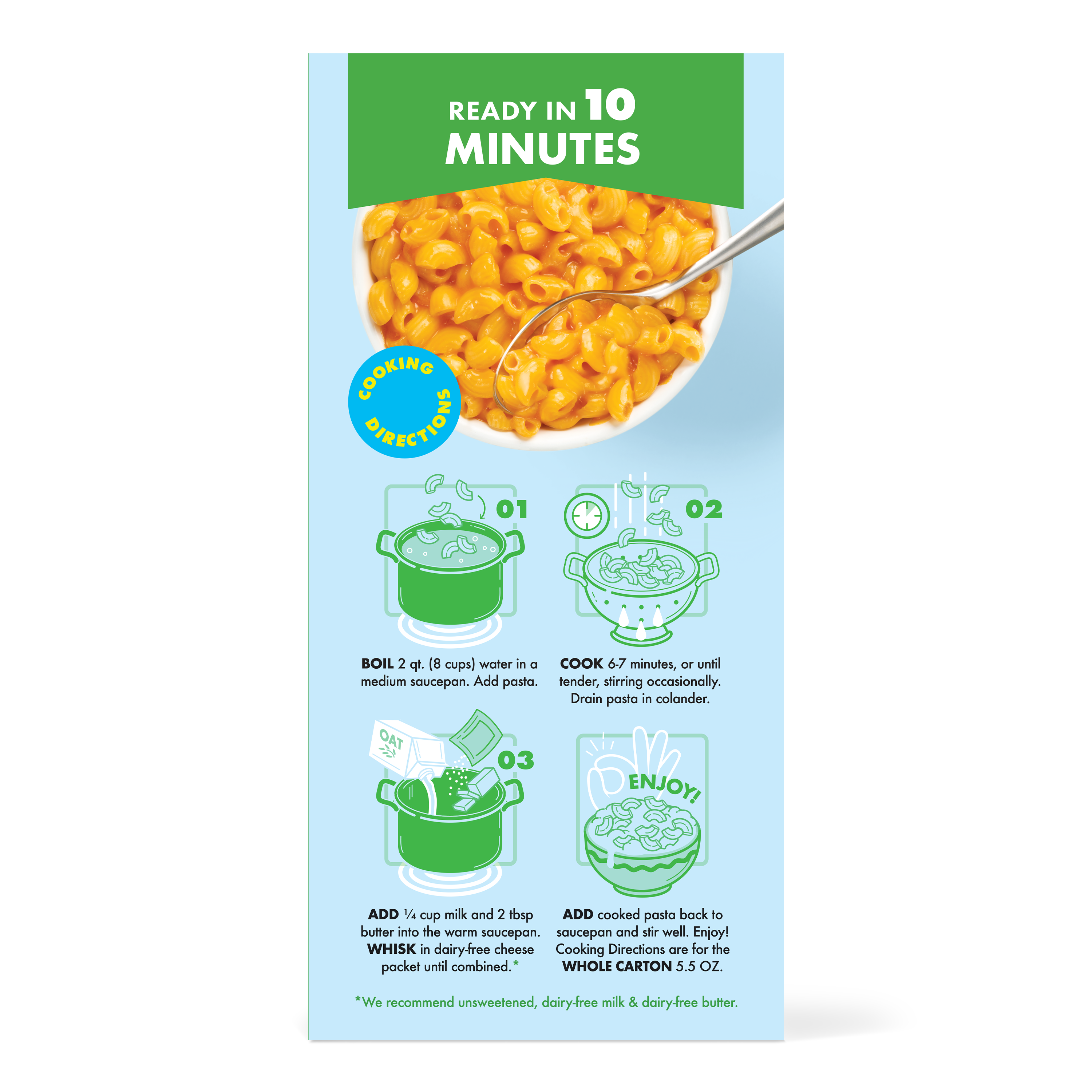 Dairy-Free Aged Cheddar Mac & Cheese