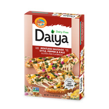 Dairy-Free Meatless Sausage Style, Pepper & Kale Flatbread