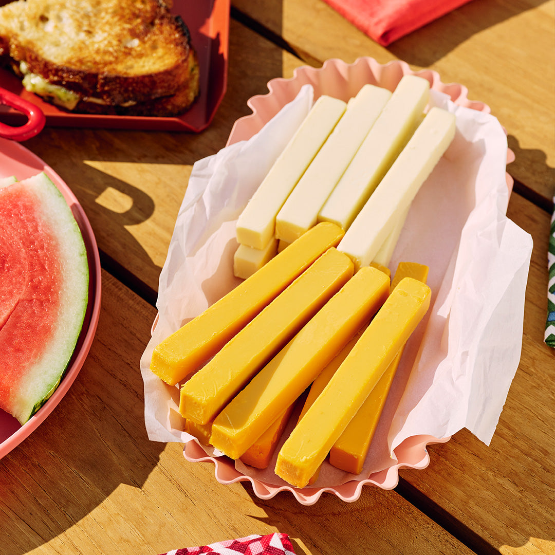 Cheddar cheese clearance sticks