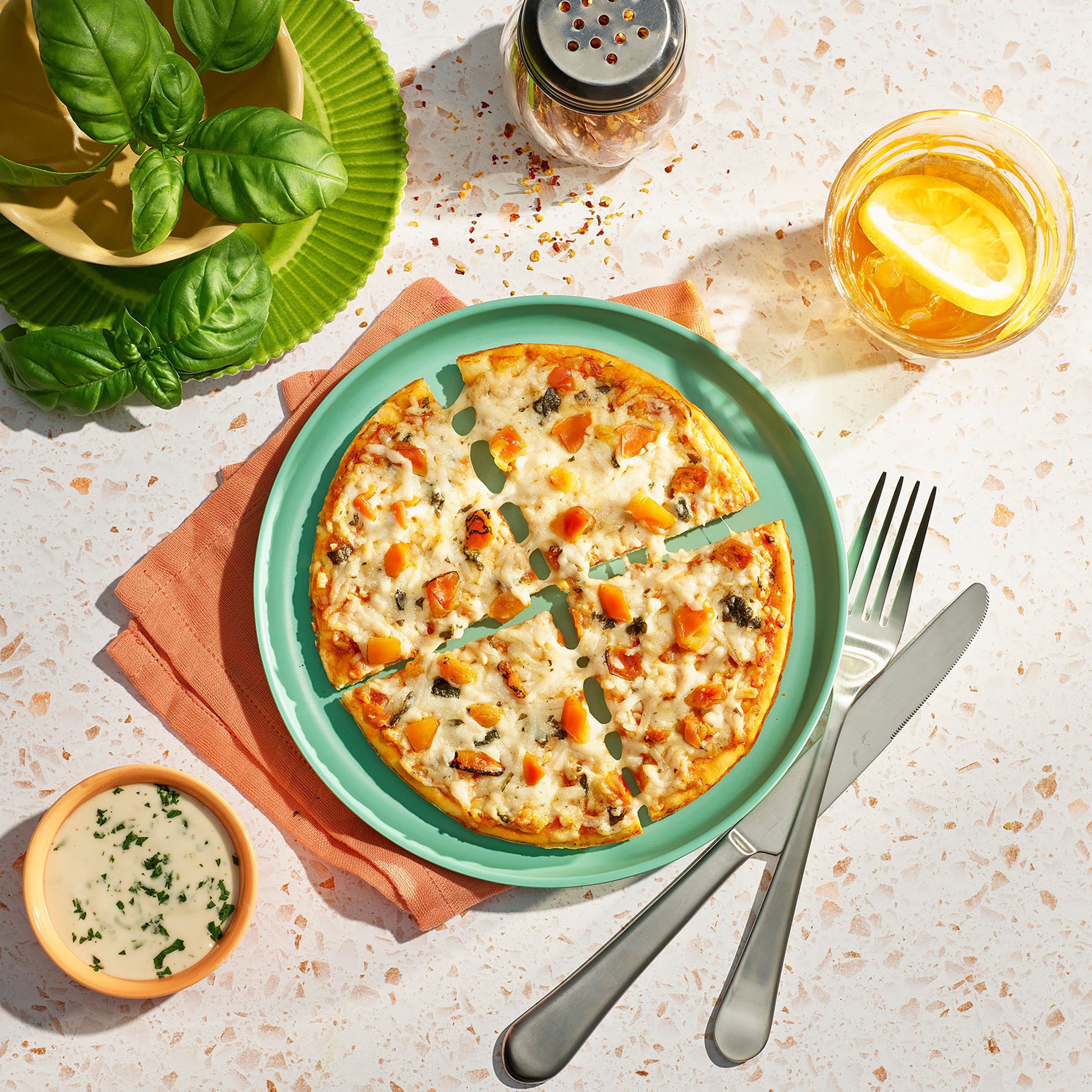 Dairy-Free Thin & Crispy Margherita Personal Size Pizza – Daiya Foods