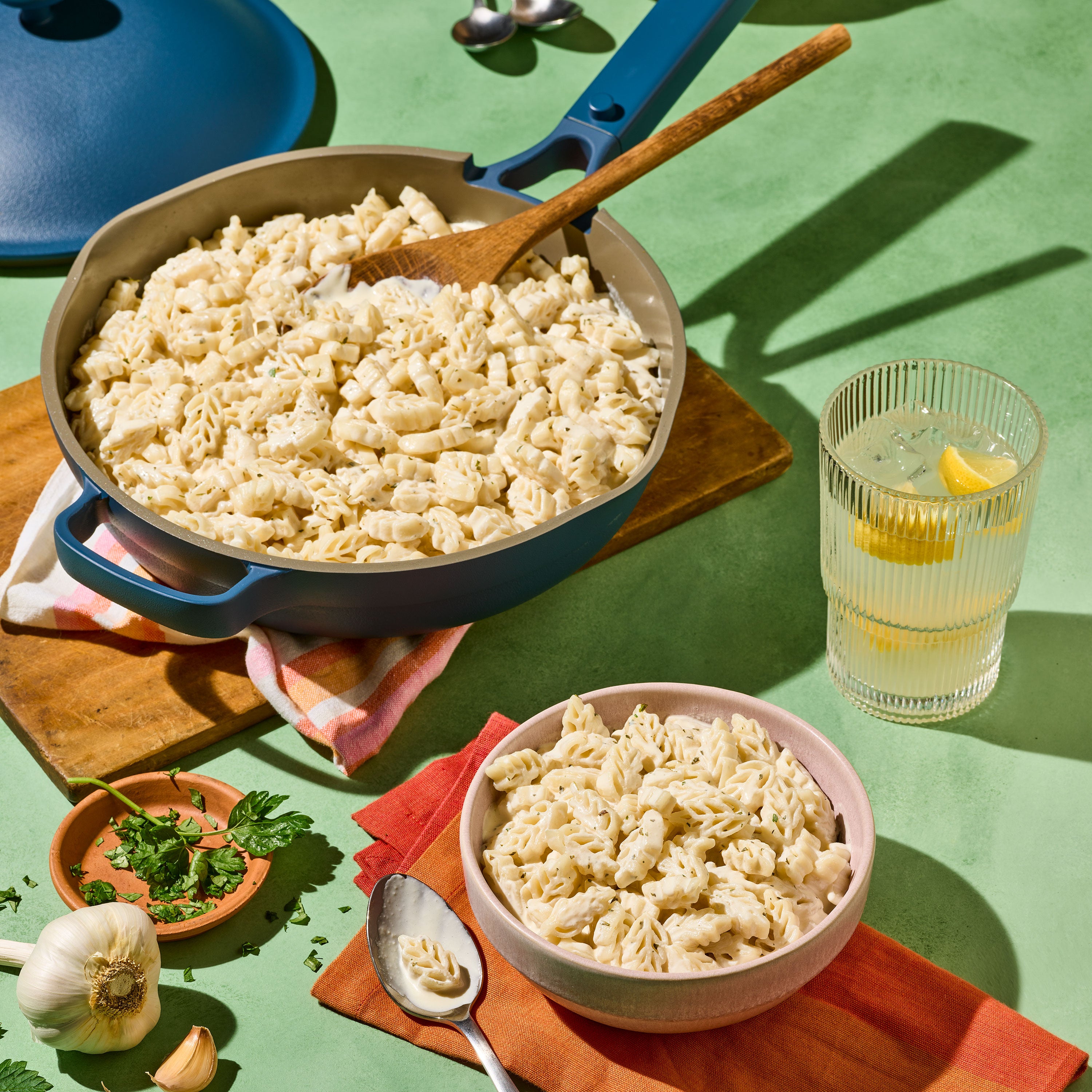 Dairy-Free Herb & Garlic Mac & Cheese