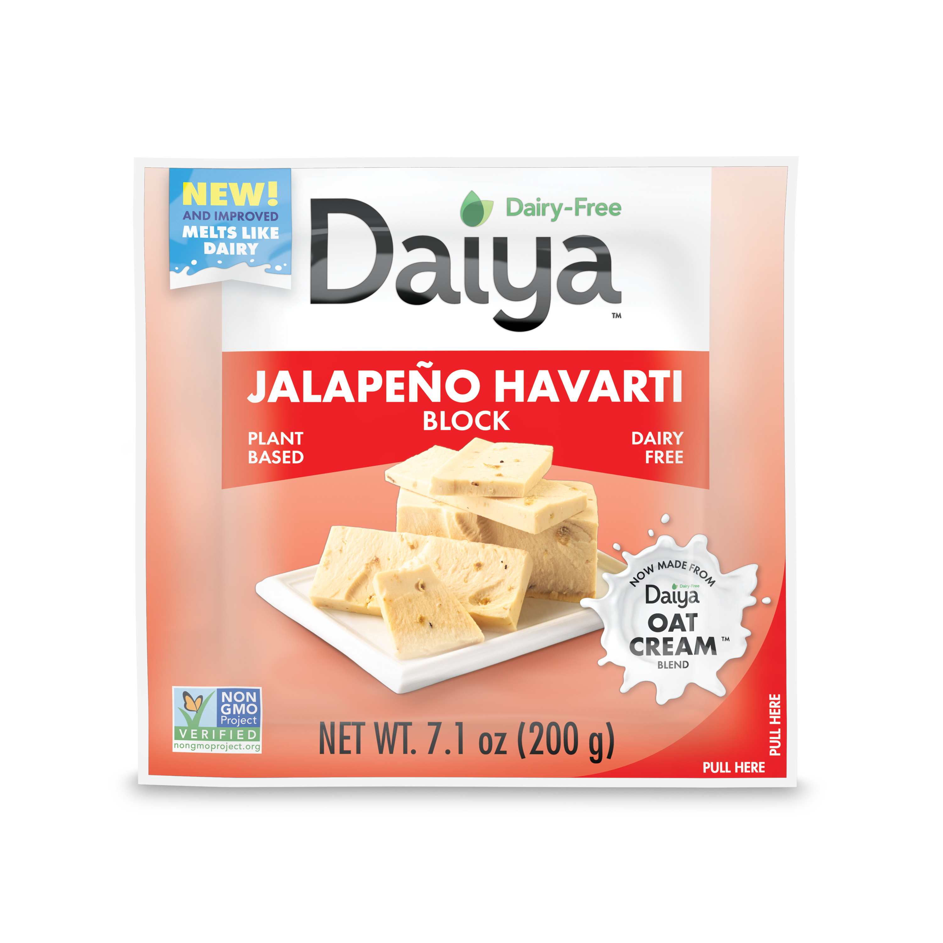 Dairy-Free Jalapeño Havarti Block