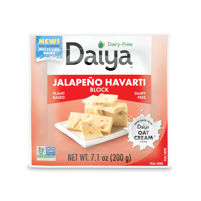 DairyFree Jalapeño Havarti Block Daiya Foods