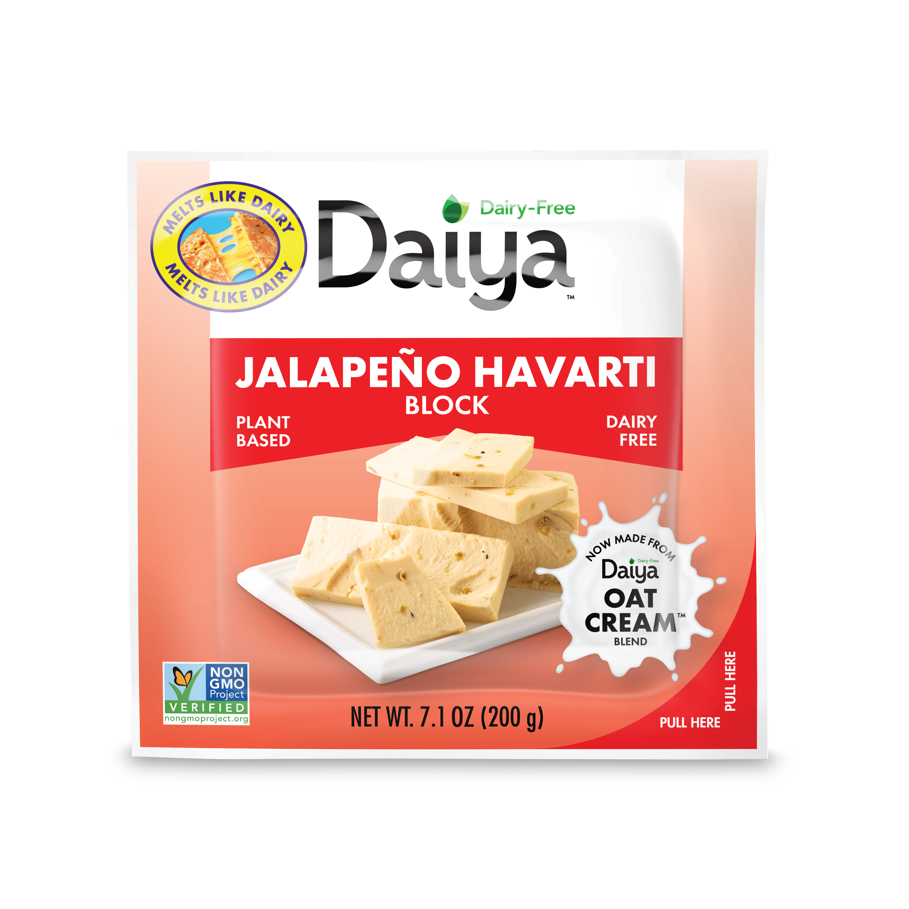 Dairy-Free Jalapeño Havarti Block