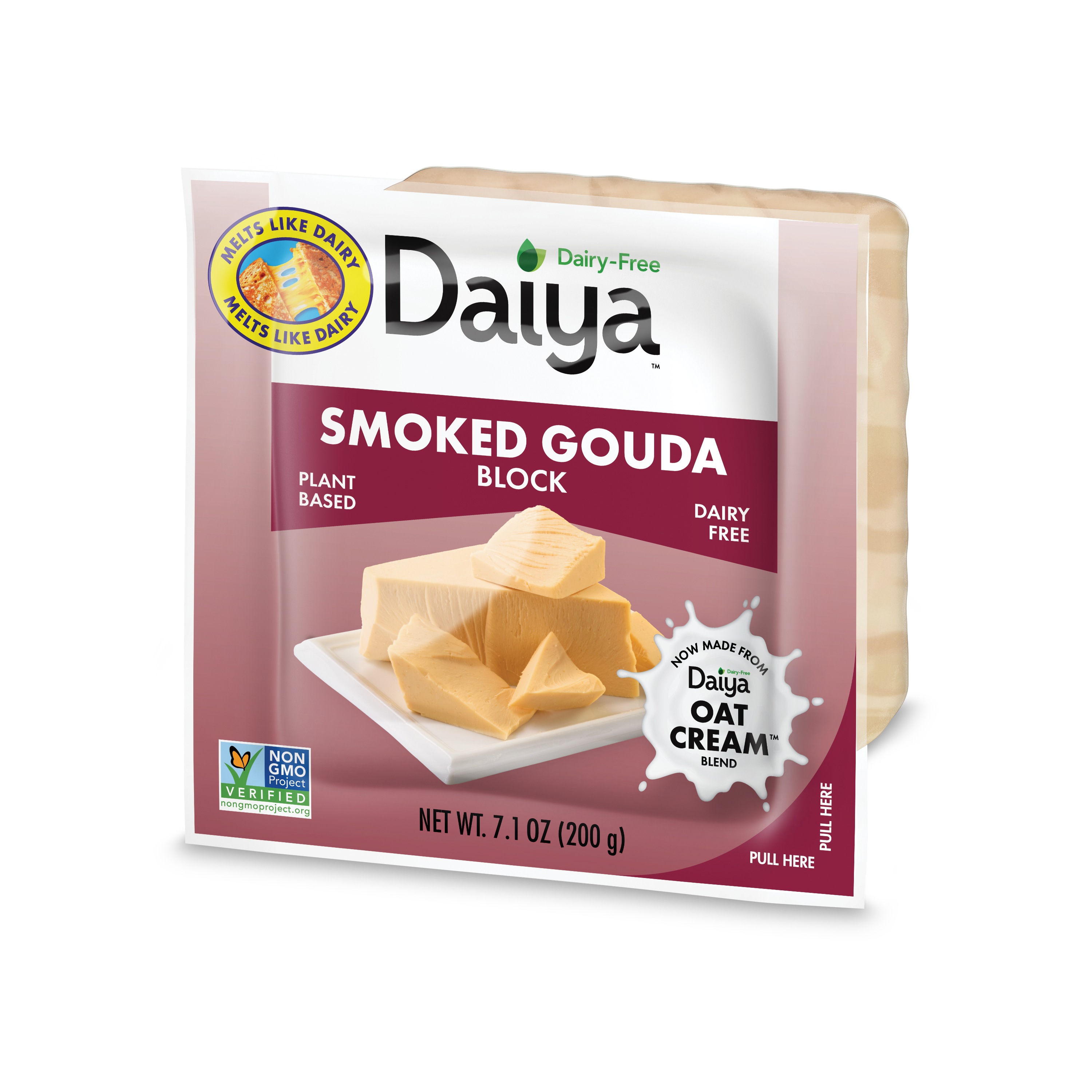 Dairy-Free Smoked Gouda Block