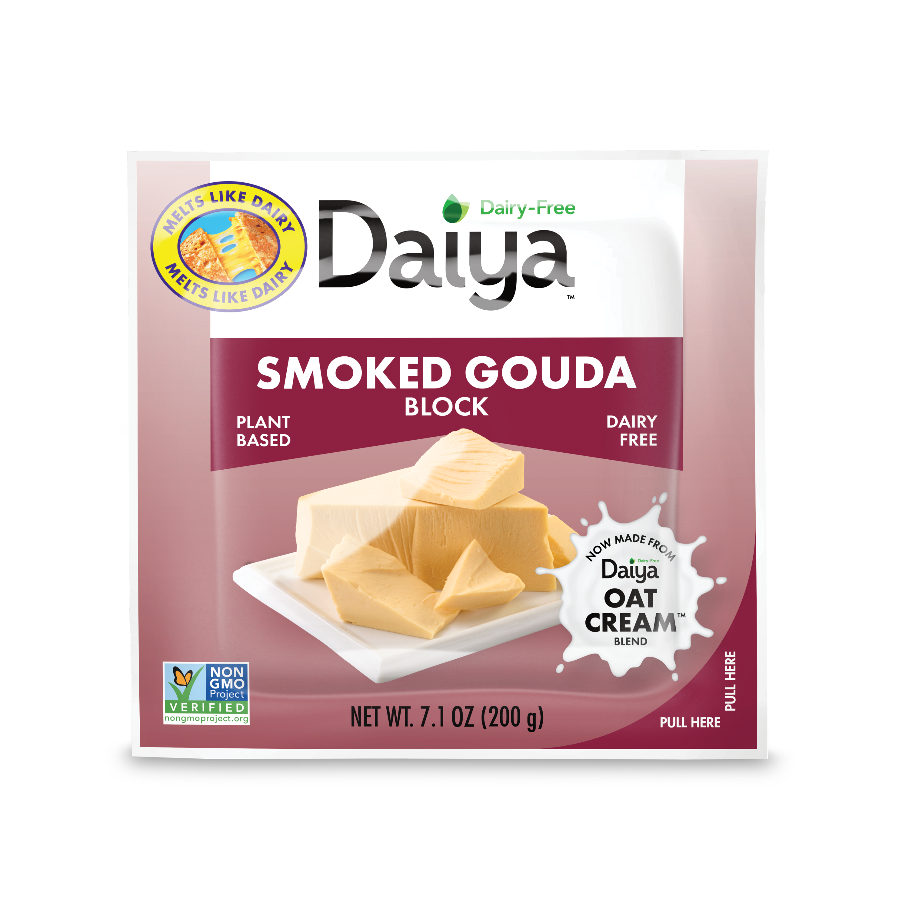 Dairy-Free Smoked Gouda Block