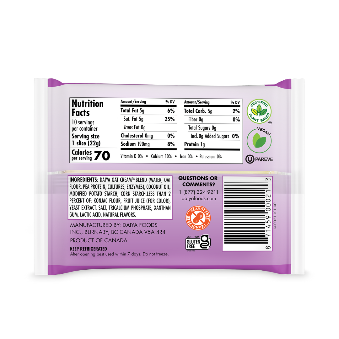 DairyFree Provolone Slices Daiya Foods