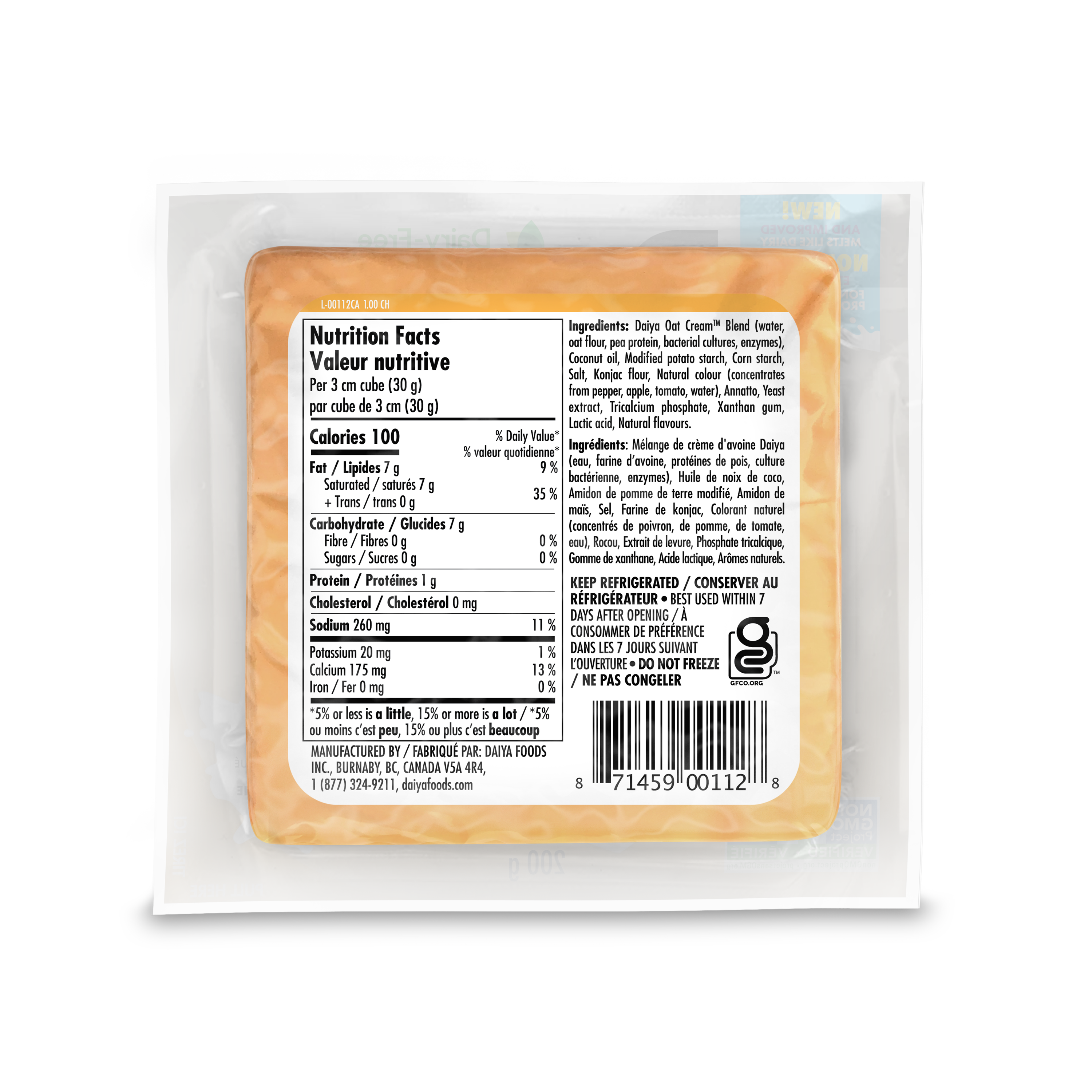 Dairy-Free Cheddar Block – Daiya Foods