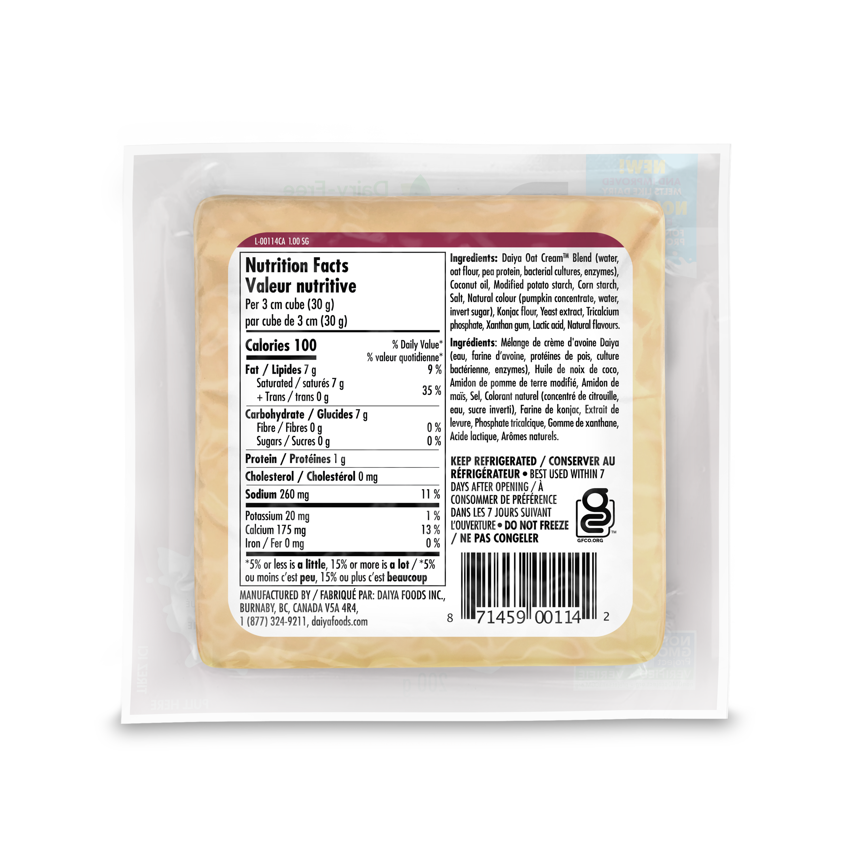 Dairy-Free Smoked Gouda Block – Daiya Foods