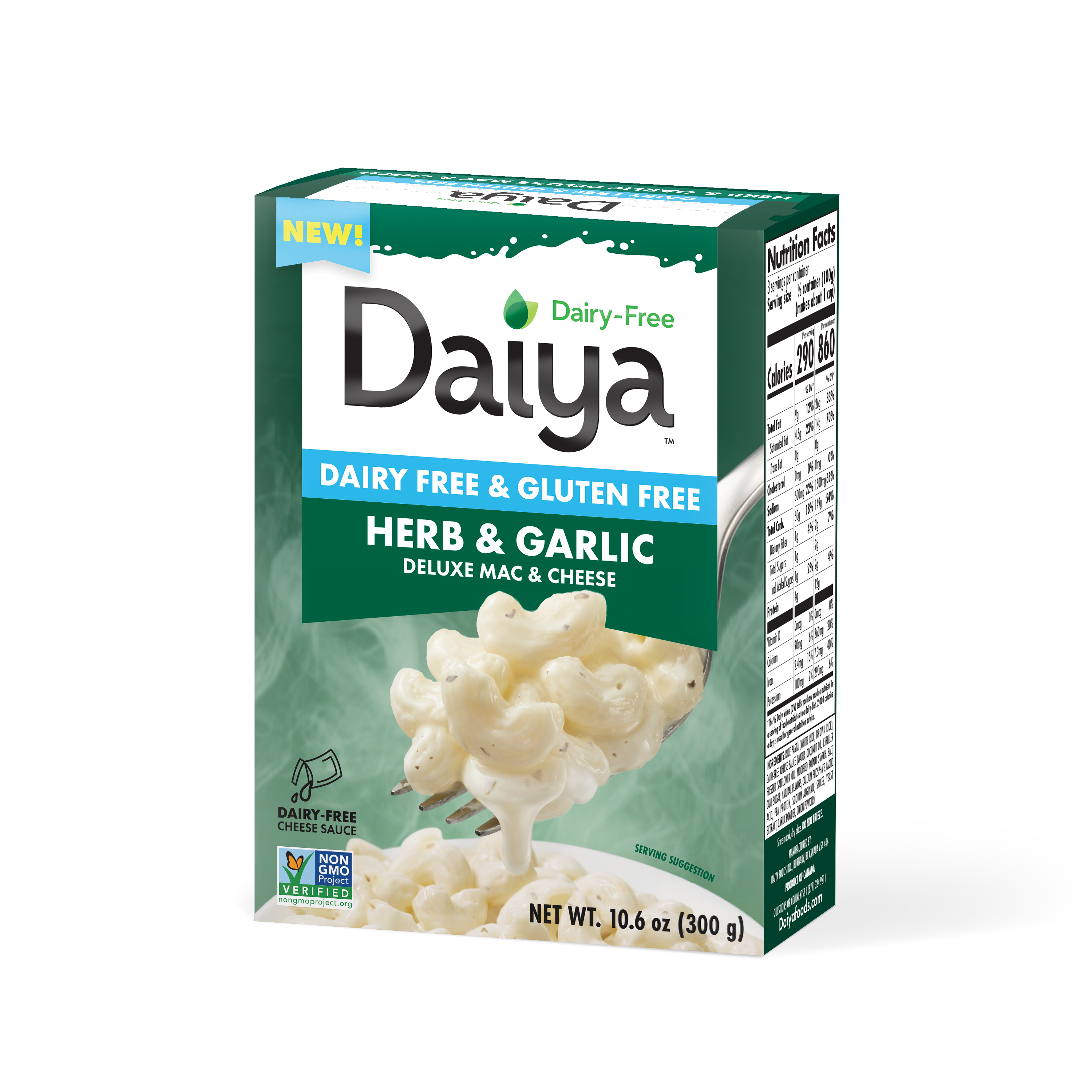Dairy-Free Herb & Garlic Deluxe Mac & Cheese