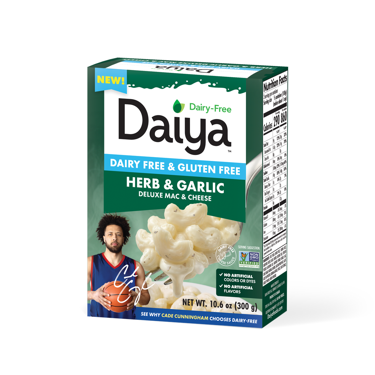 Dairy-Free Herb & Garlic Deluxe Mac & Cheese