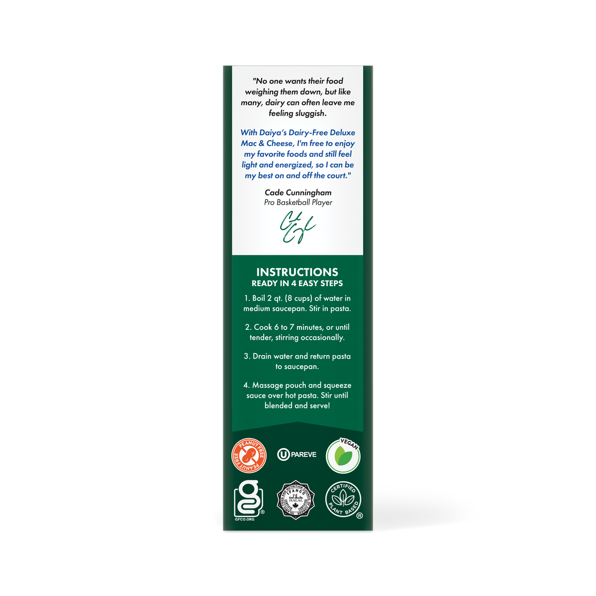 Dairy-Free Herb & Garlic Deluxe Mac & Cheese