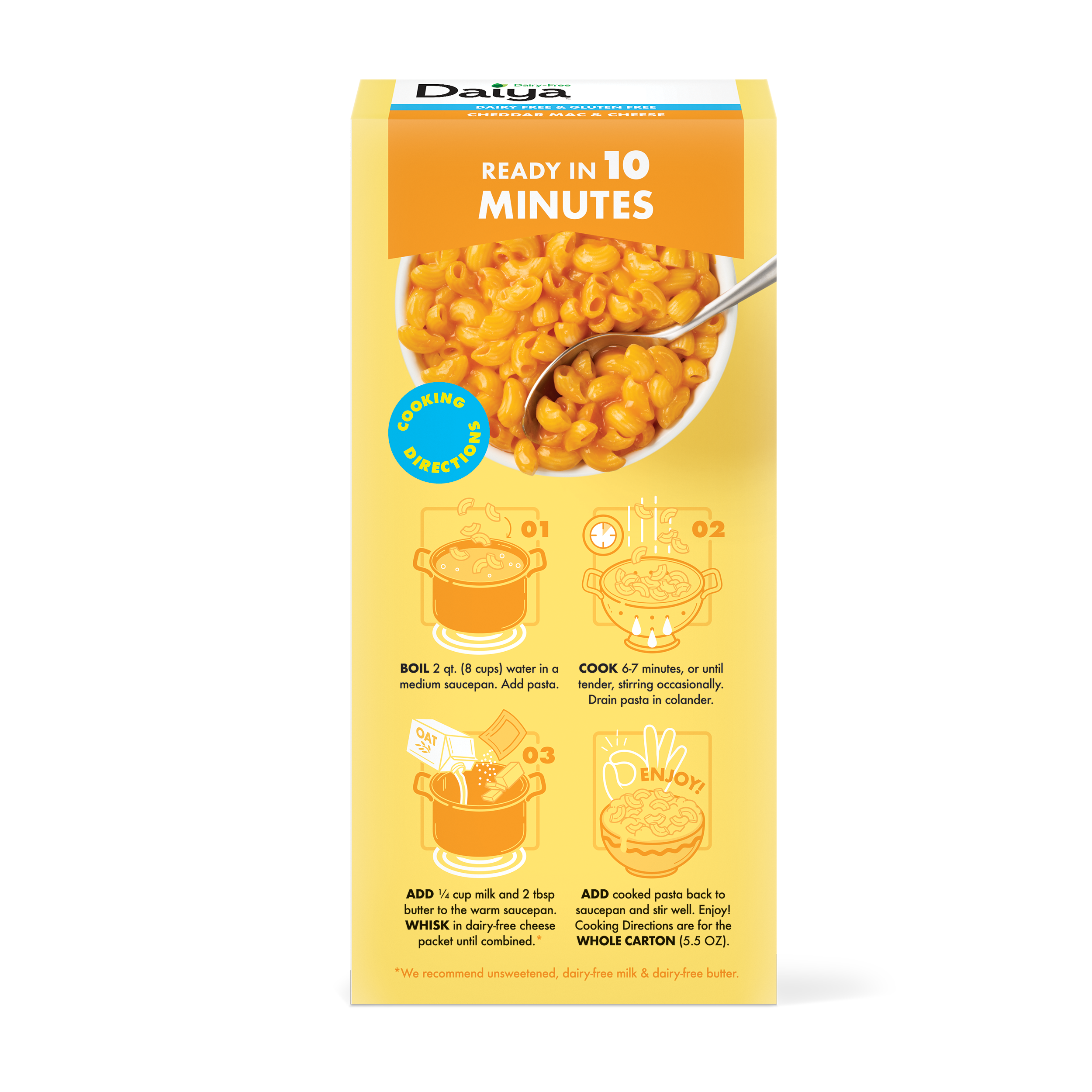 Dairy-Free Cheddar Mac & Cheese