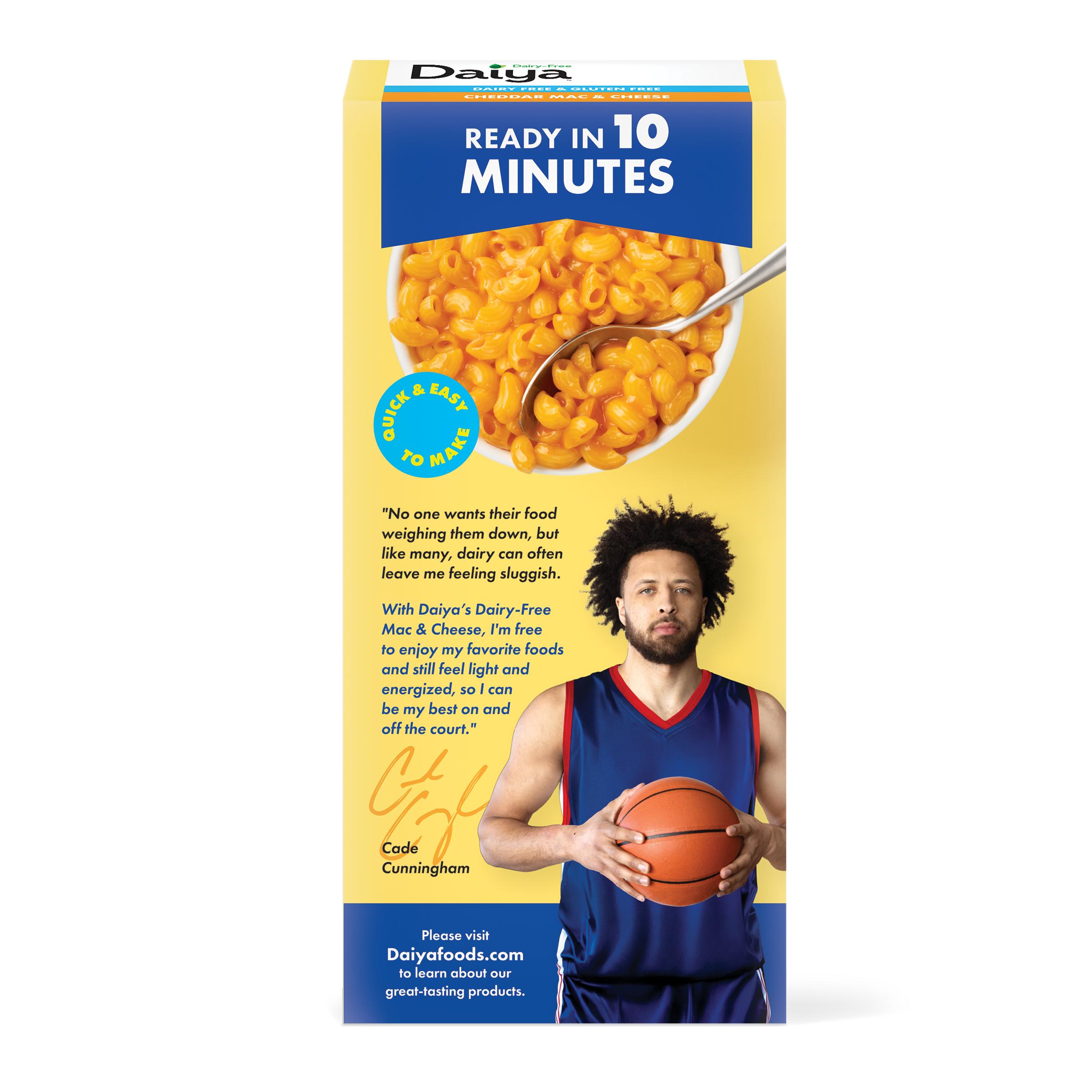 Dairy-Free Cheddar Mac & Cheese
