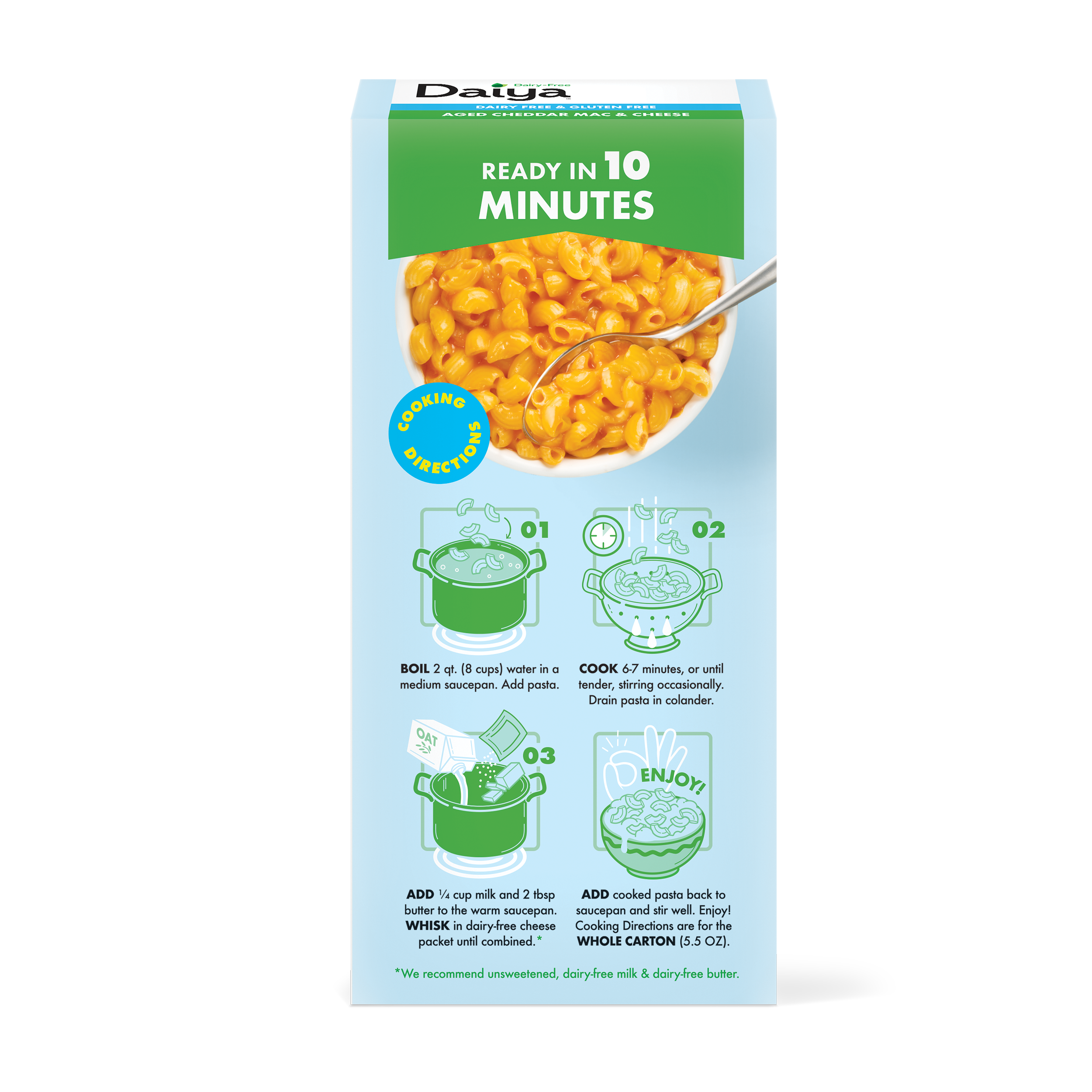 Dairy-Free Aged Cheddar Mac & Cheese