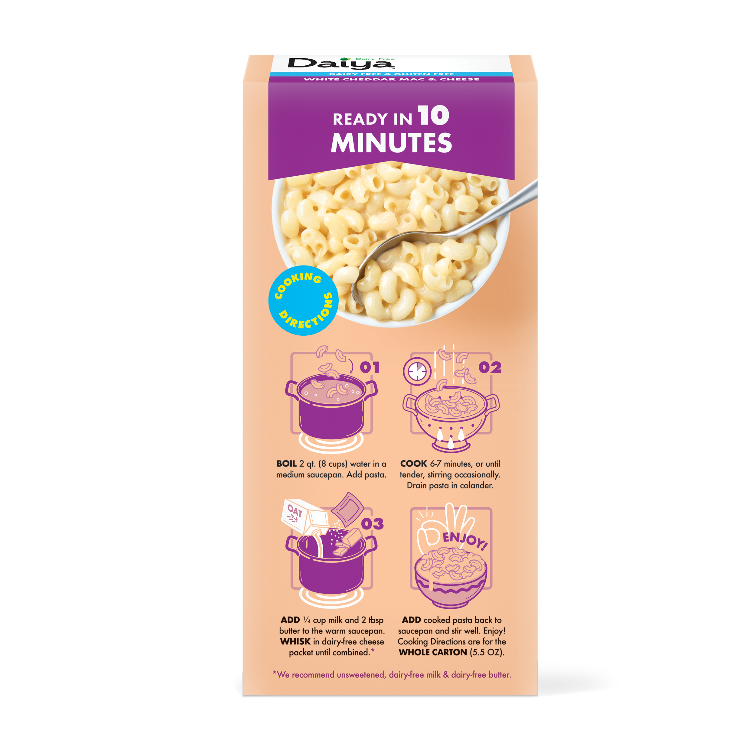 Dairy-Free White Cheddar Mac & Cheese