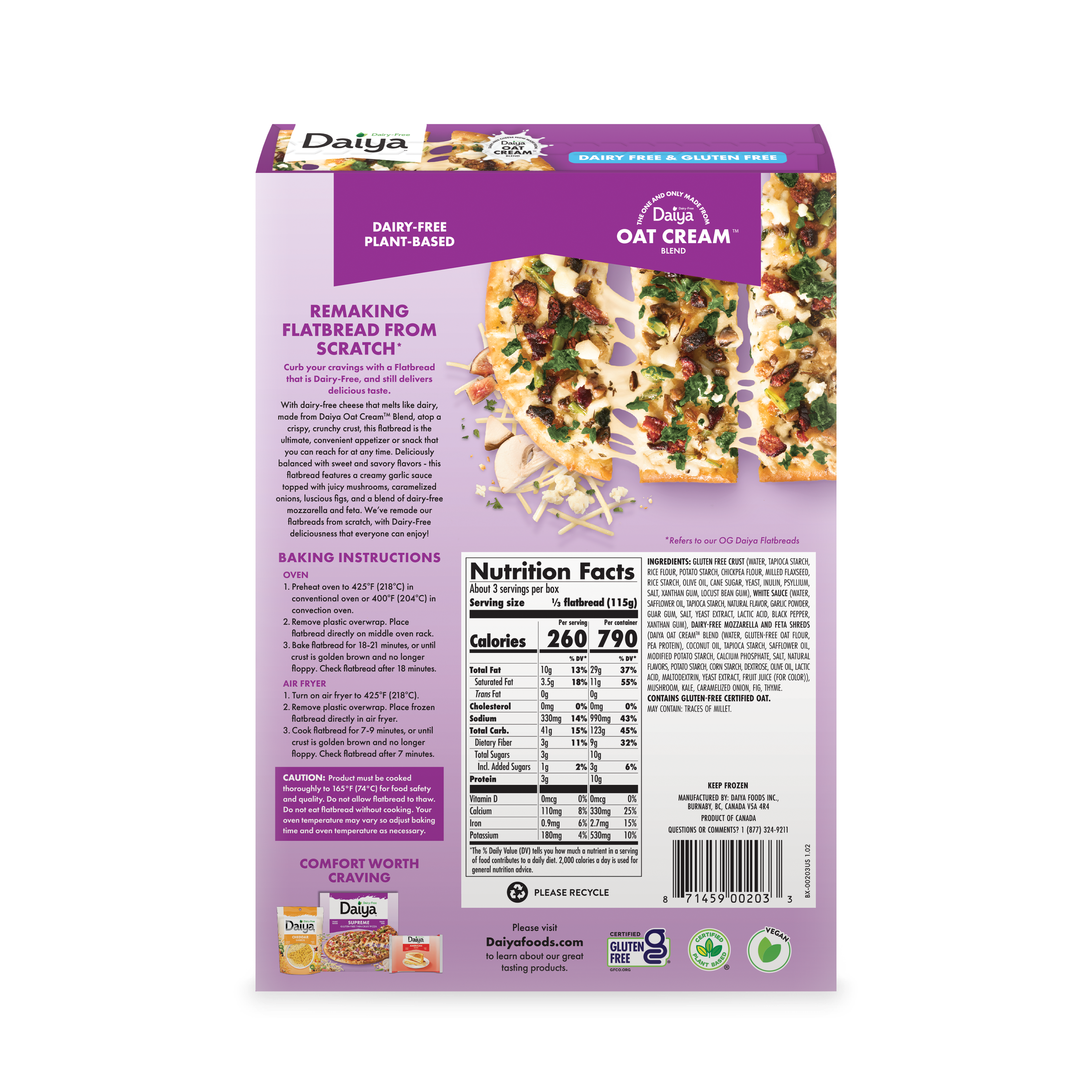 Dairy-Free Mushroom, Fig & Caramelized Onion Flatbread