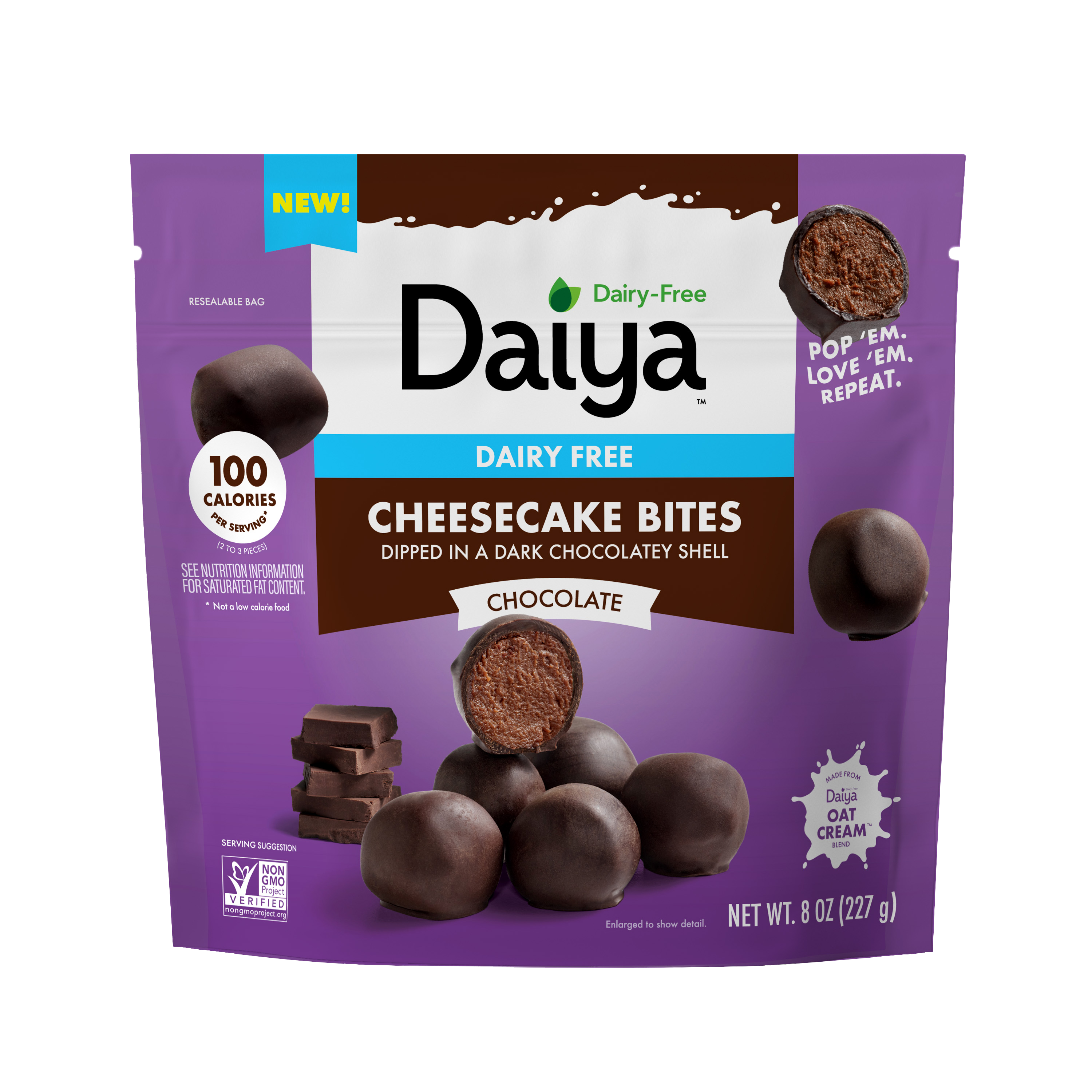 Dairy-Free Cheesecake Bites (Chocolate)