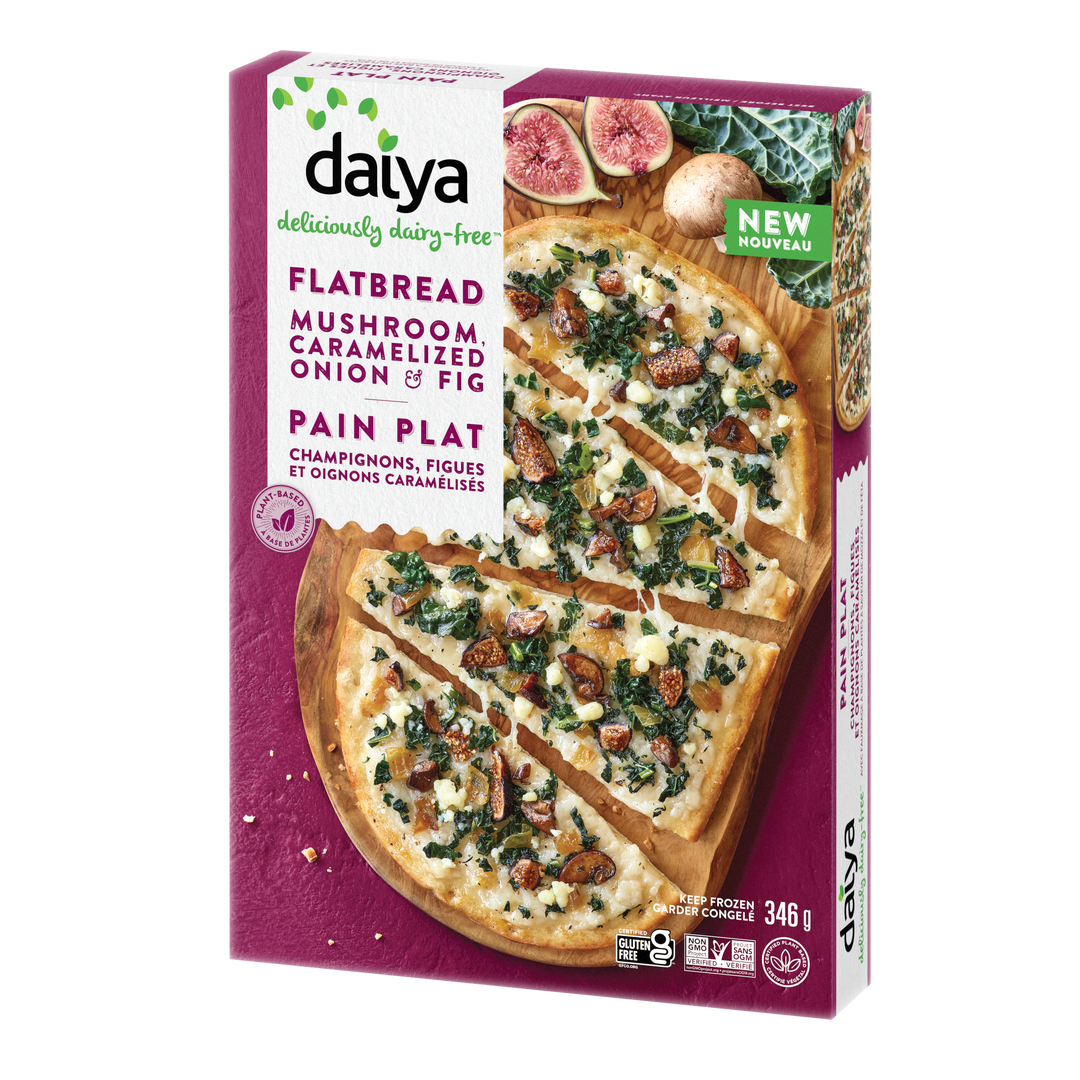 Mushroom, Caramelized Onion & Fig Flatbread Daiya Foods