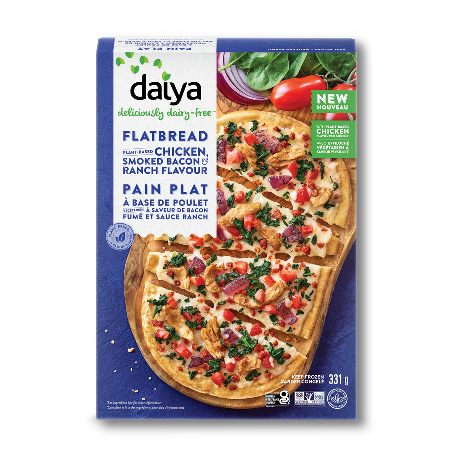 PlantBased Chicken, Smoked Bacon & Ranch Flavour Flatbread Daiya Foods