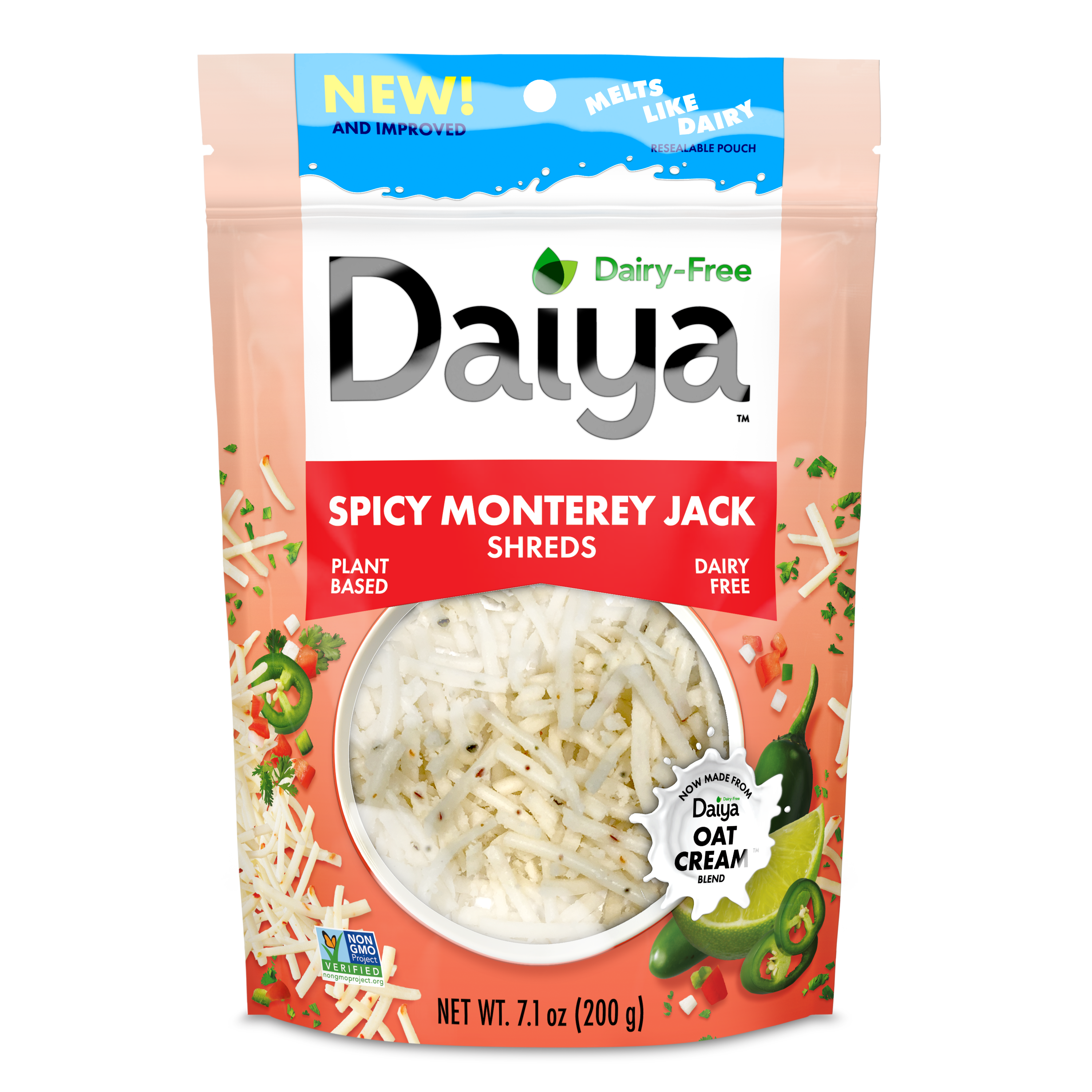 Dairy-Free Spicy Monterey Jack Shreds