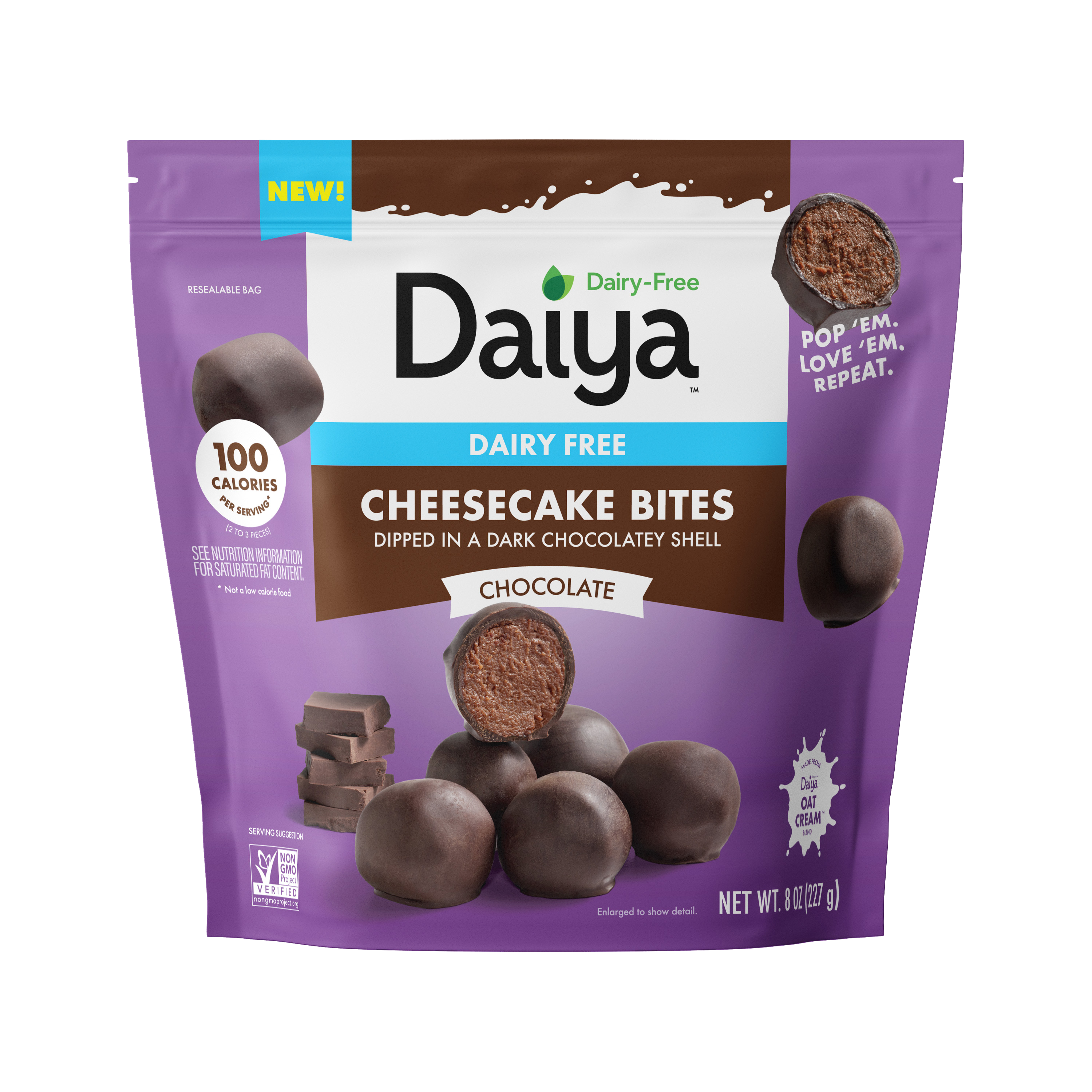 Dairy-Free Cheesecake Bites (Chocolate)