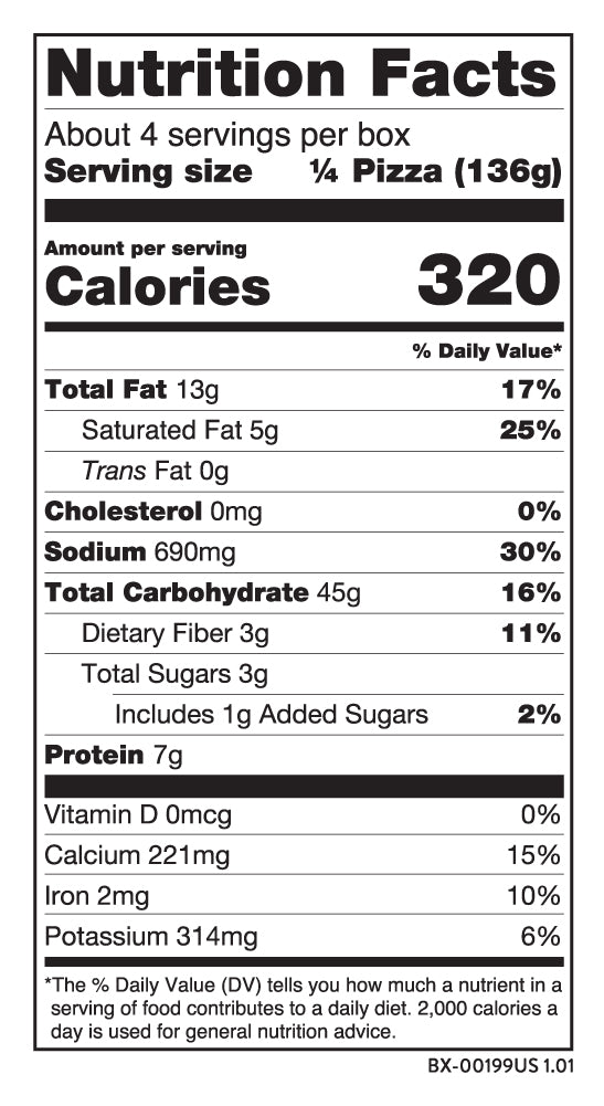 Meatless Meat Lover's Pizza Daiya Foods