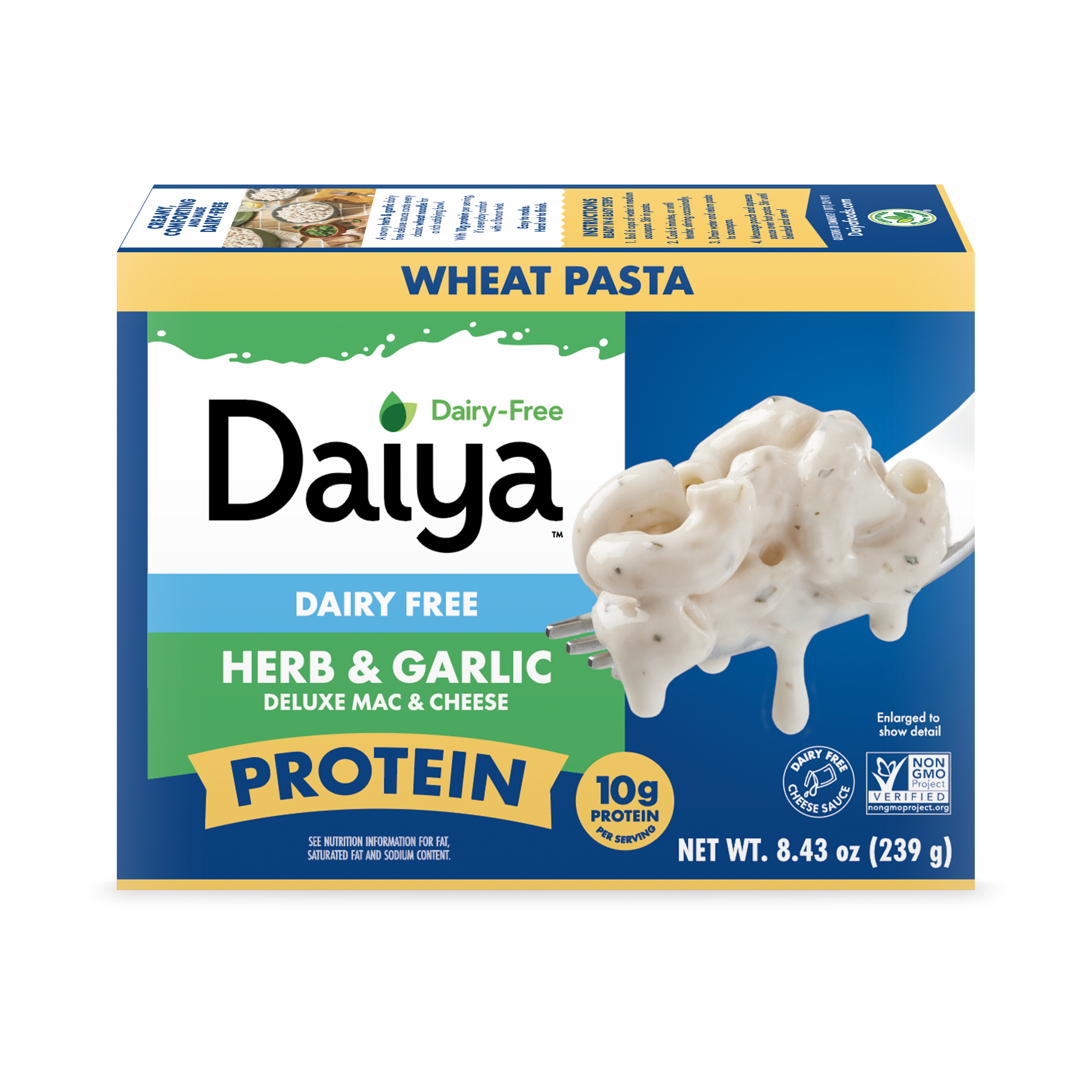Dairy-Free Herb & Garlic Deluxe Protein Mac & Cheese