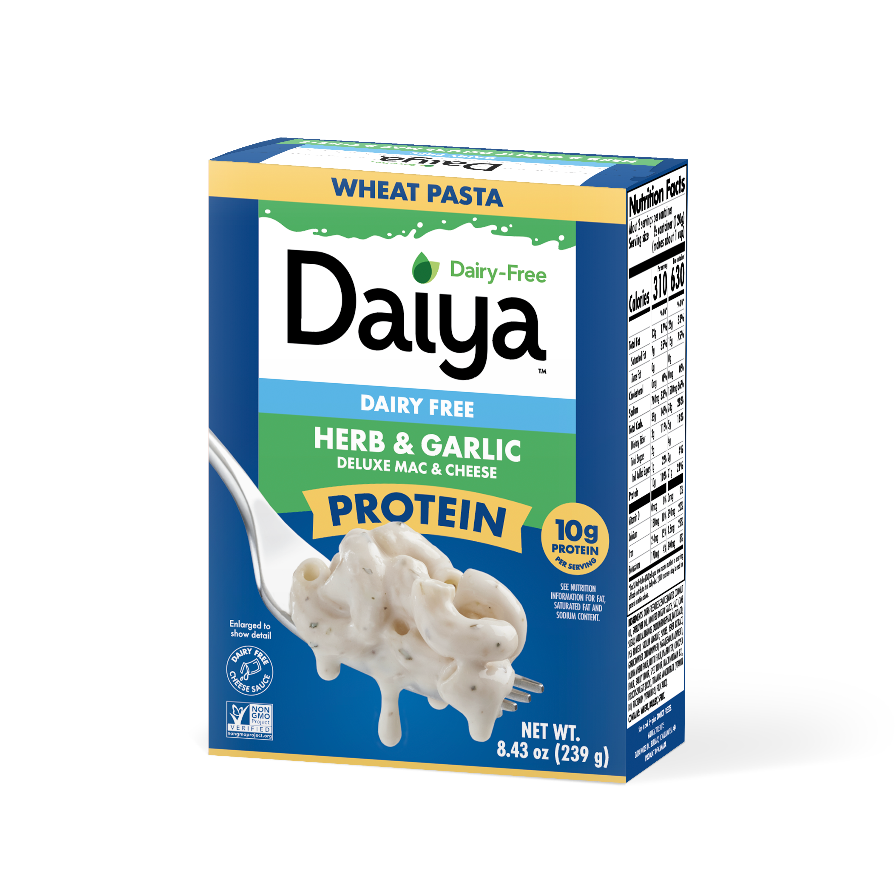 Dairy-Free Herb & Garlic Deluxe Protein Mac & Cheese