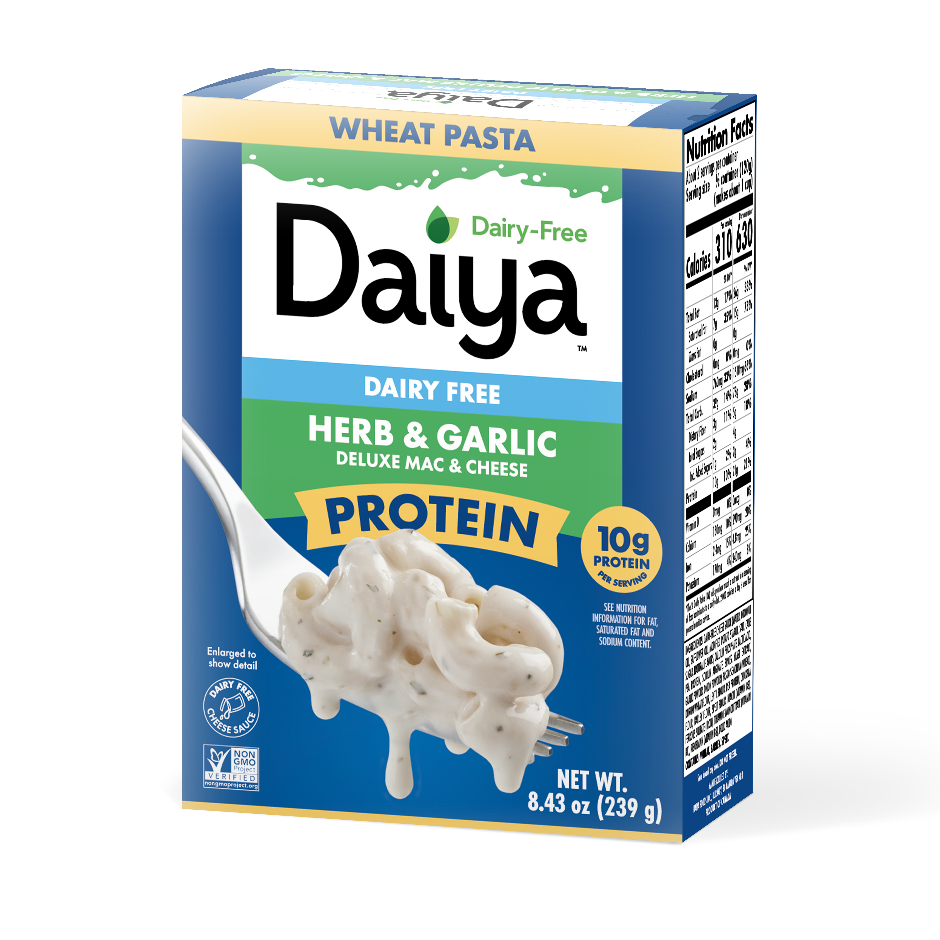 Dairy-Free Herb & Garlic<br />Deluxe Protein Mac & Cheese