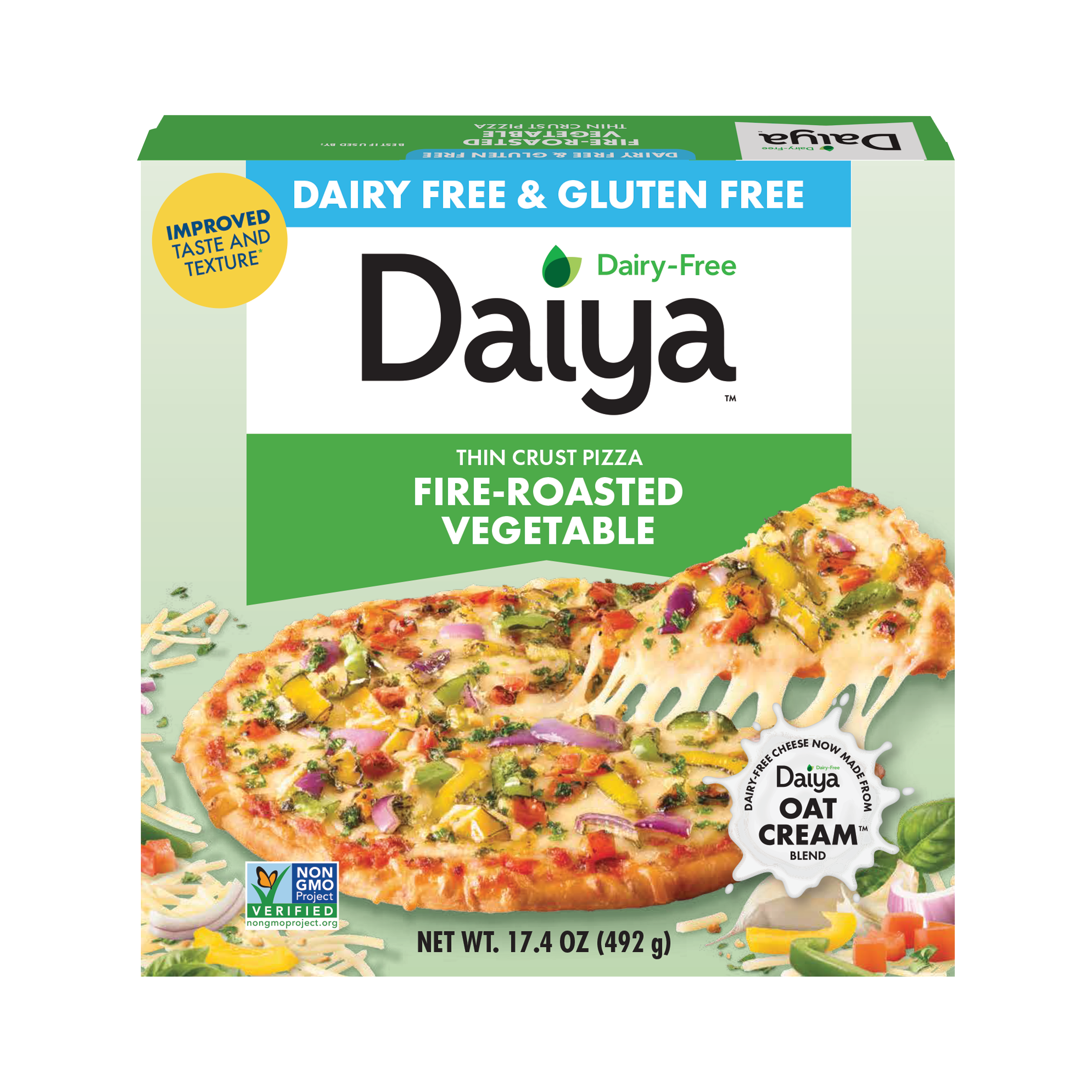 Dairy-Free Fire-Roasted Vegetable Pizza