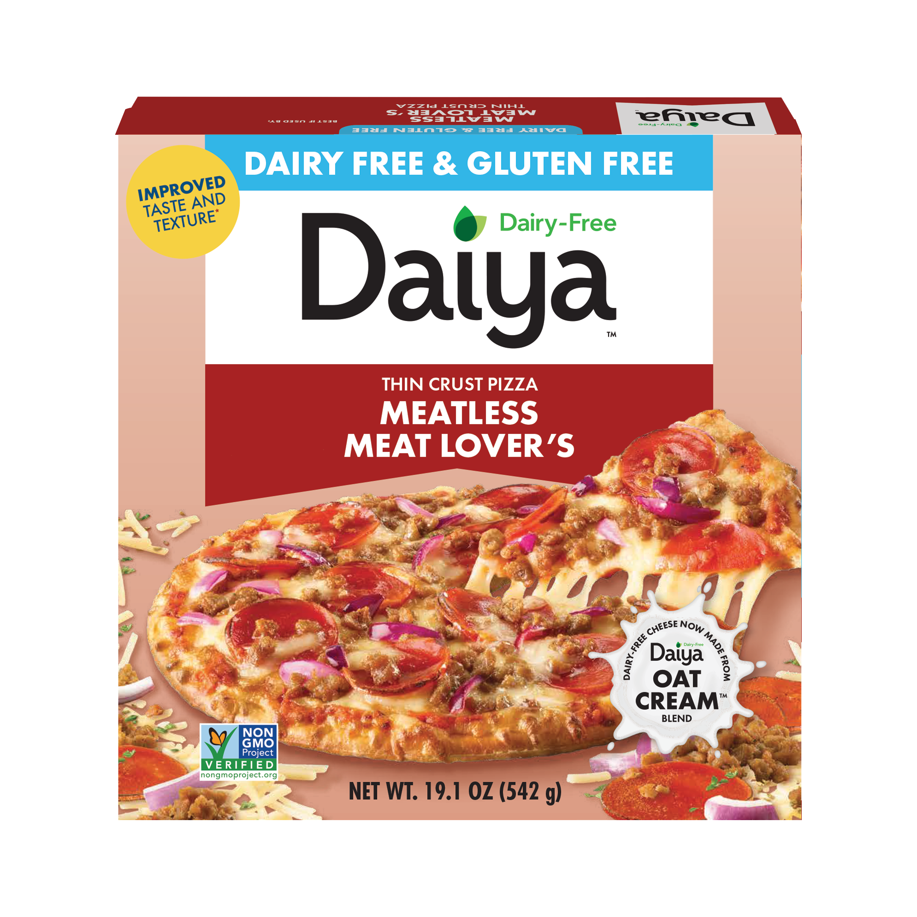 Dairy-Free Meatless Meat Lover's Pizza
