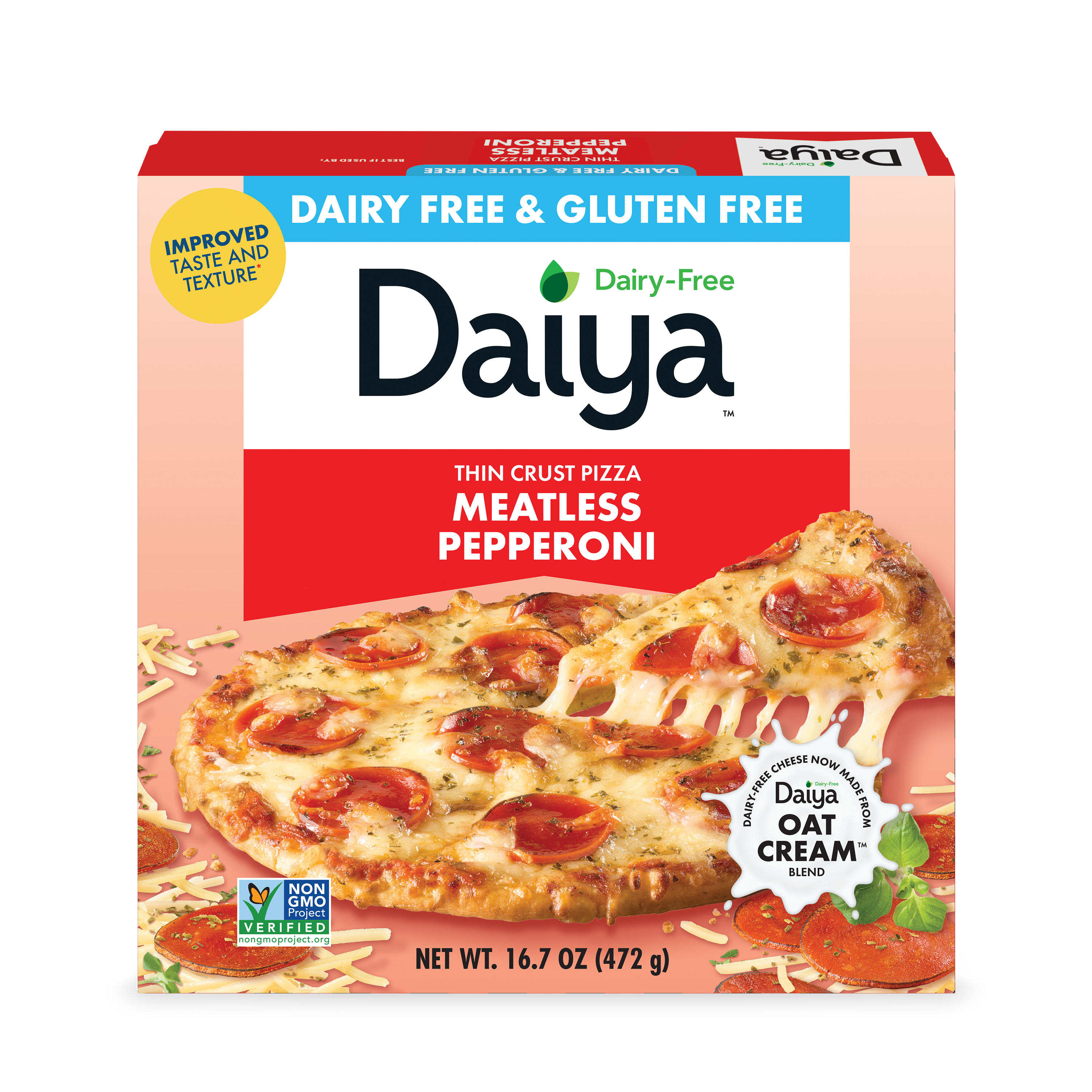 Dairy-Free Meatless Pepperoni Pizza