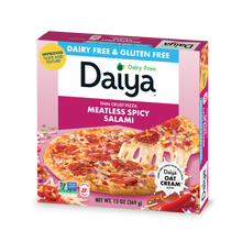 Dairy-Free Meatless Spicy Salami Pizza