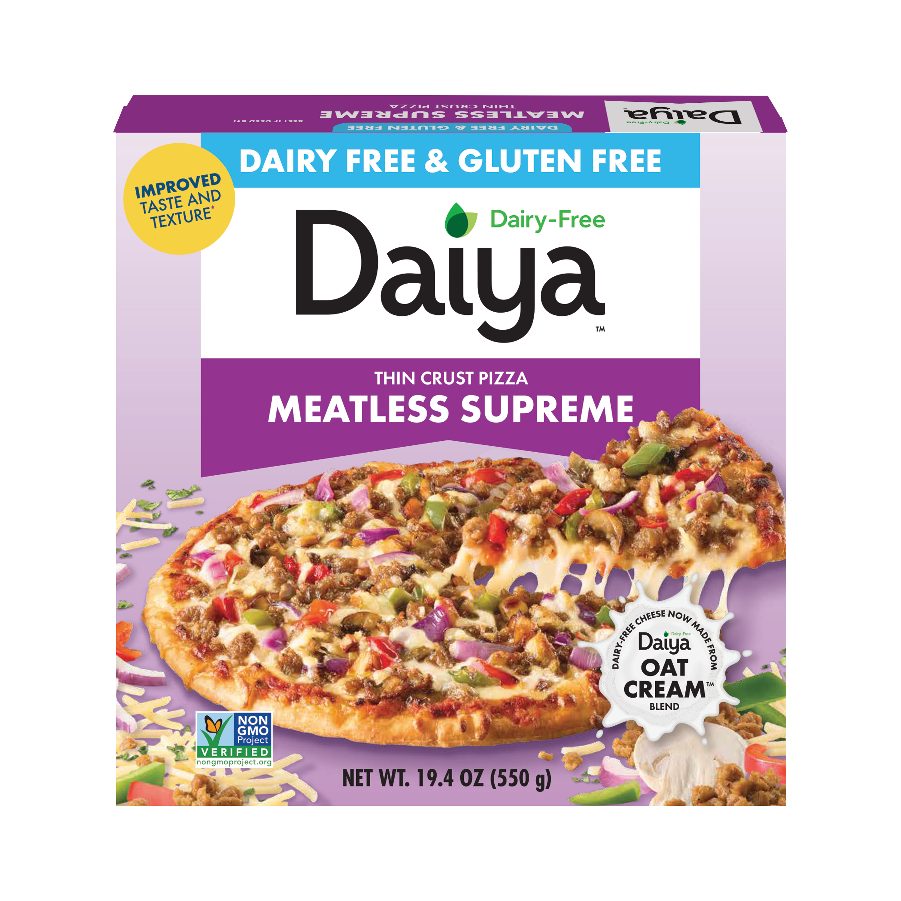 Dairy-Free Meatless Supreme Pizza