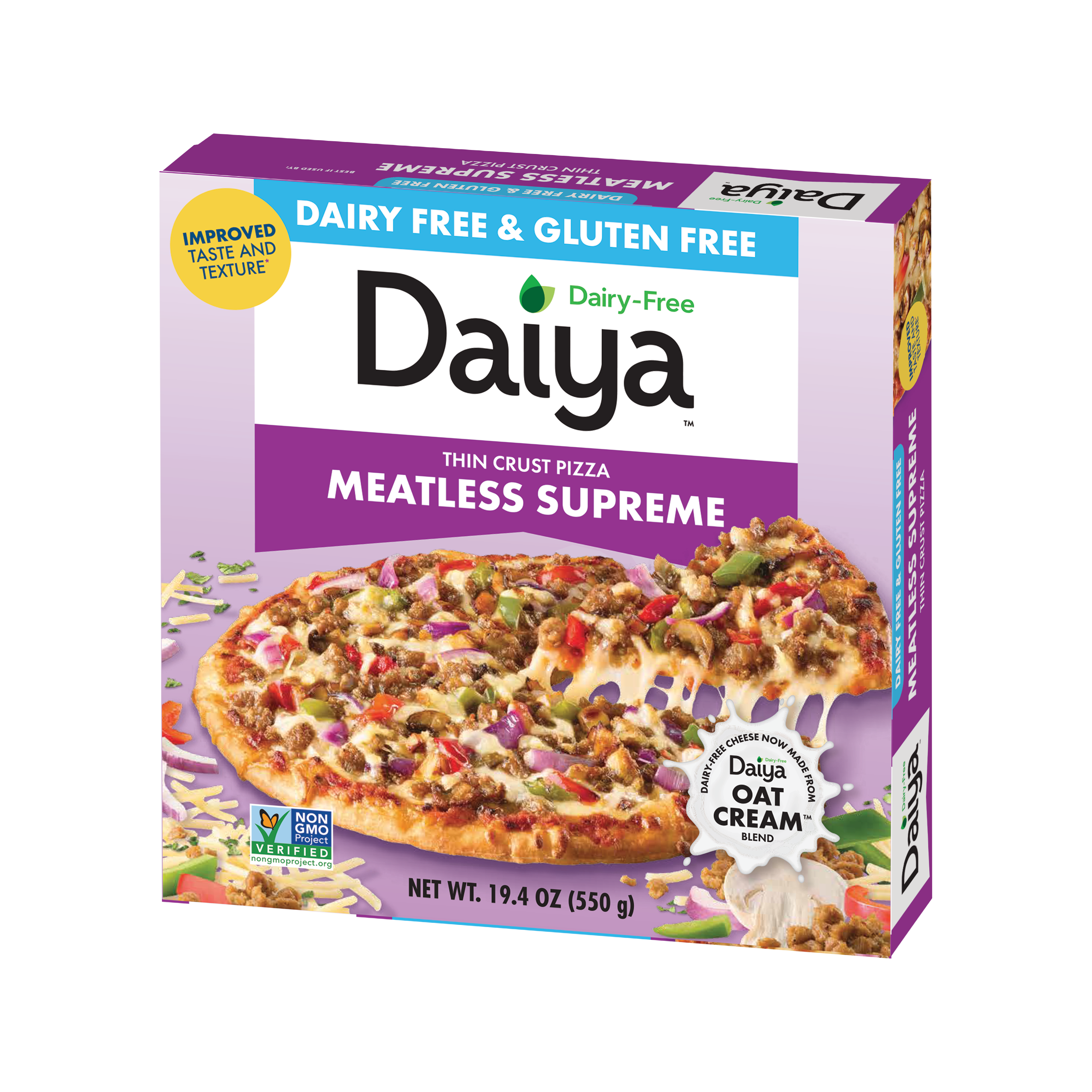 Dairy-Free Meatless Supreme Pizza