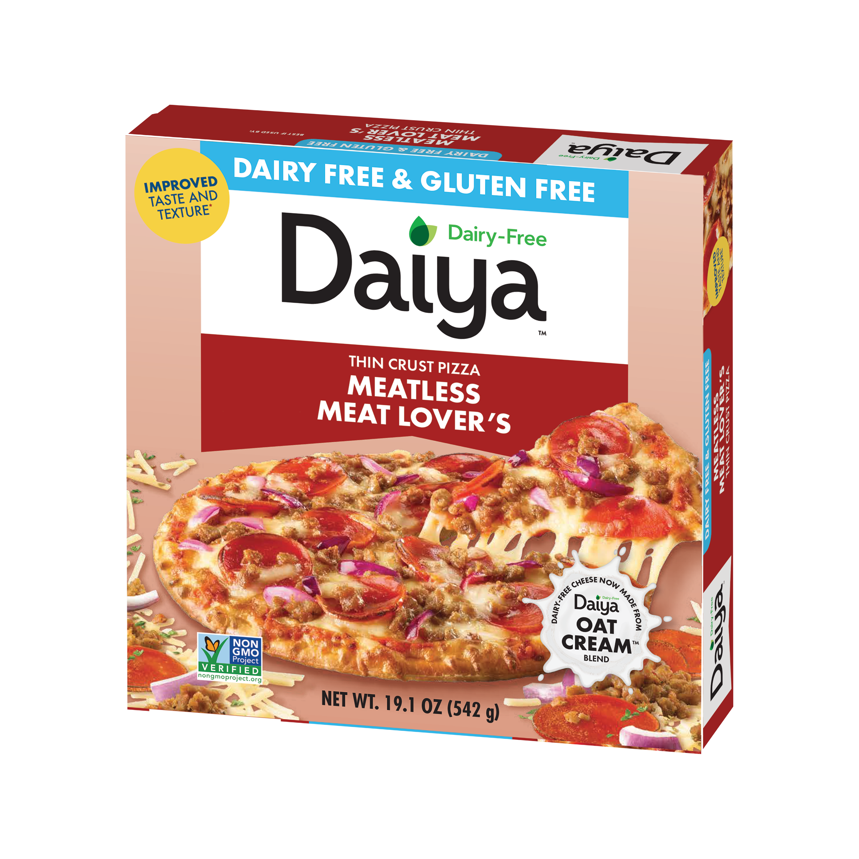 Dairy-Free Meatless Meat Lover's Pizza