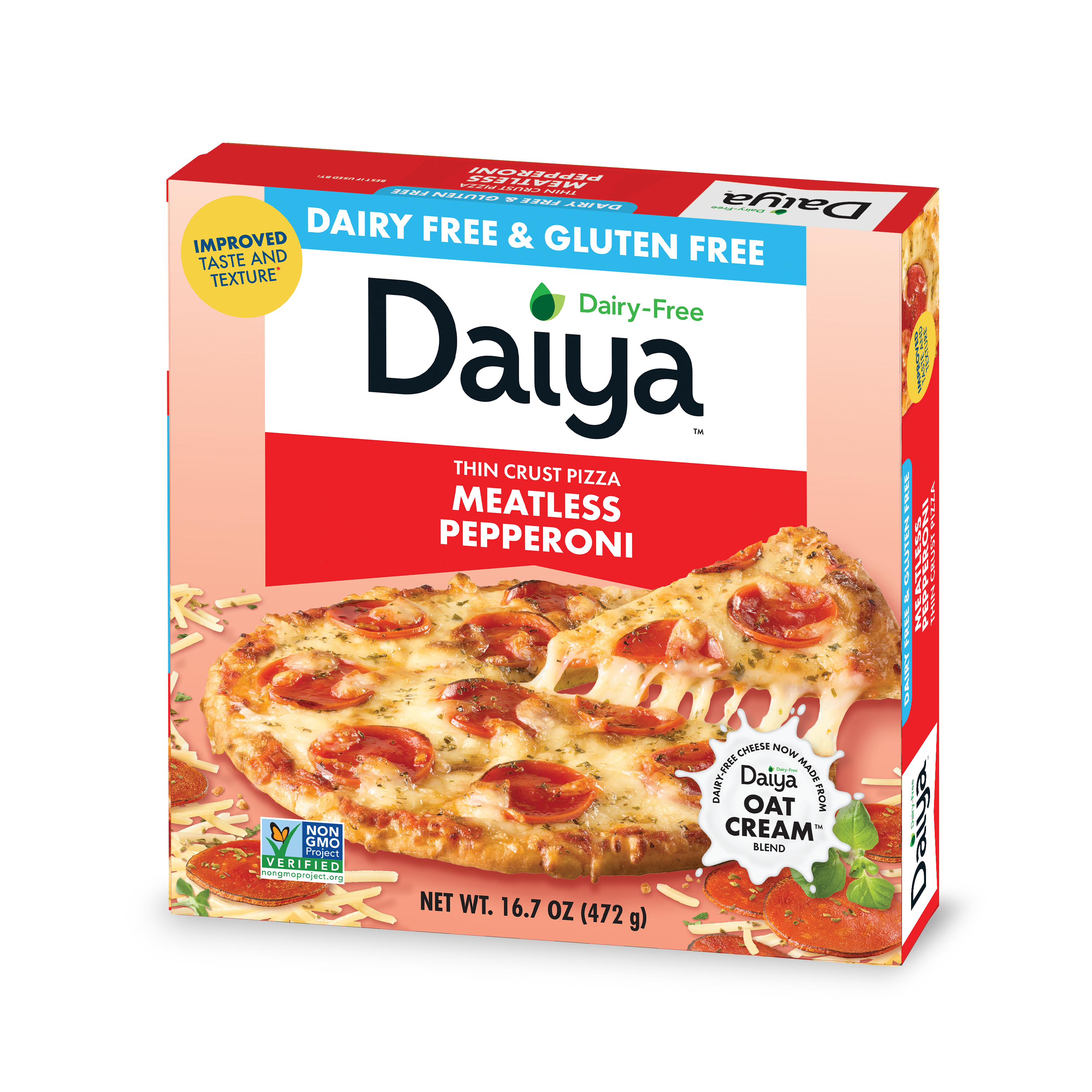 Dairy-Free Meatless Pepperoni Pizza