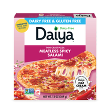 Dairy-Free Meatless Spicy Salami Pizza